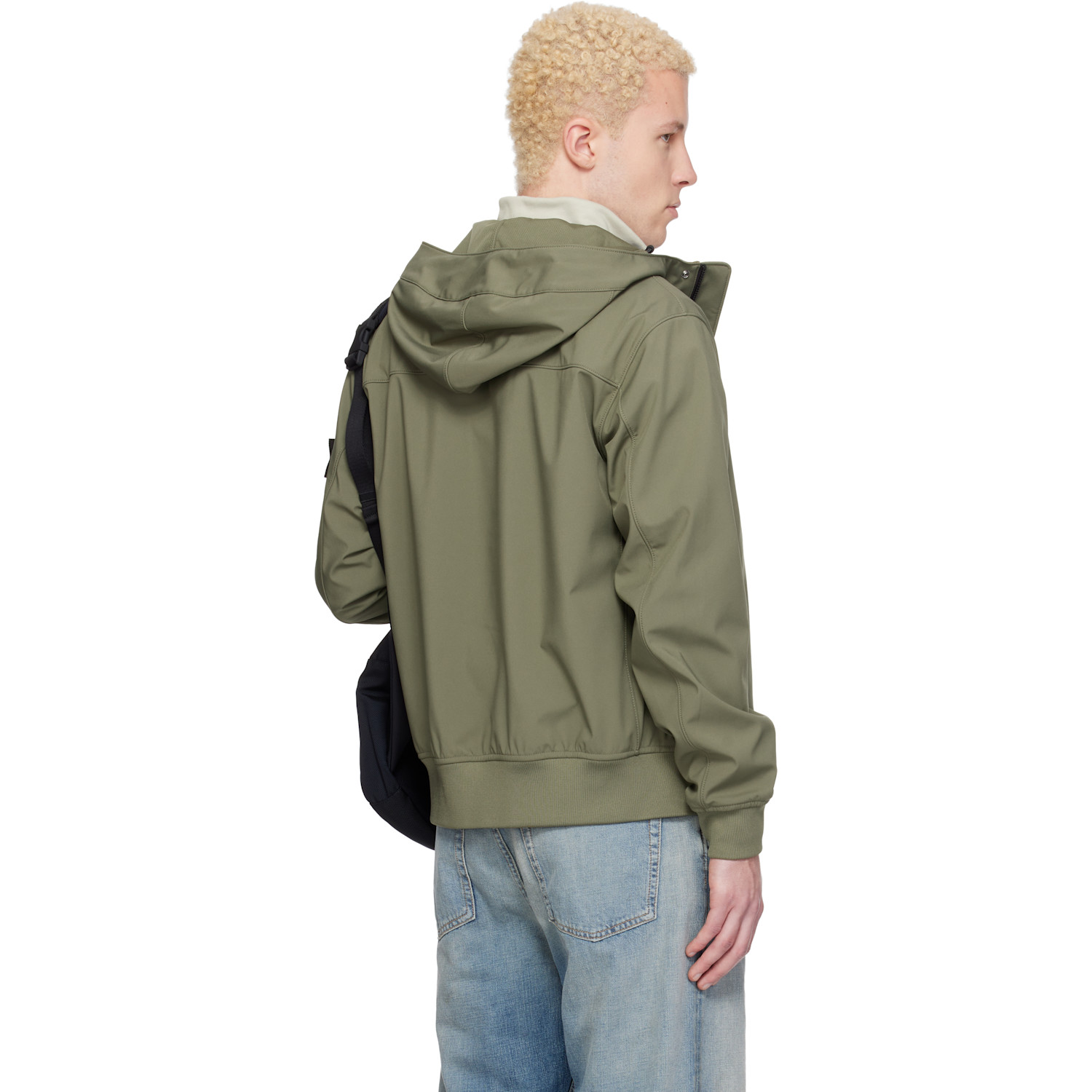  Stone Island Khaki 4100118 Light Soft Shell-r E.dye Technology Jacket 