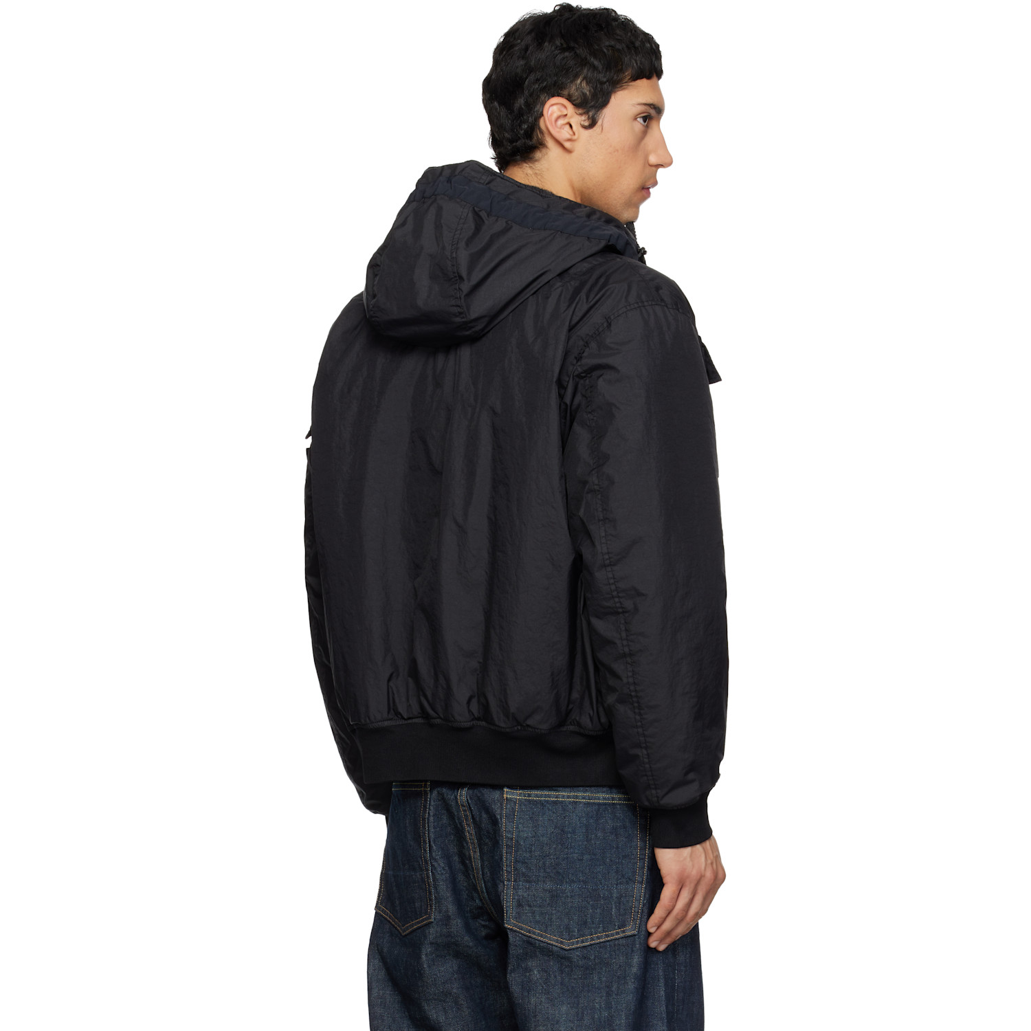  Stone Island Black 4100005 Jacket 
