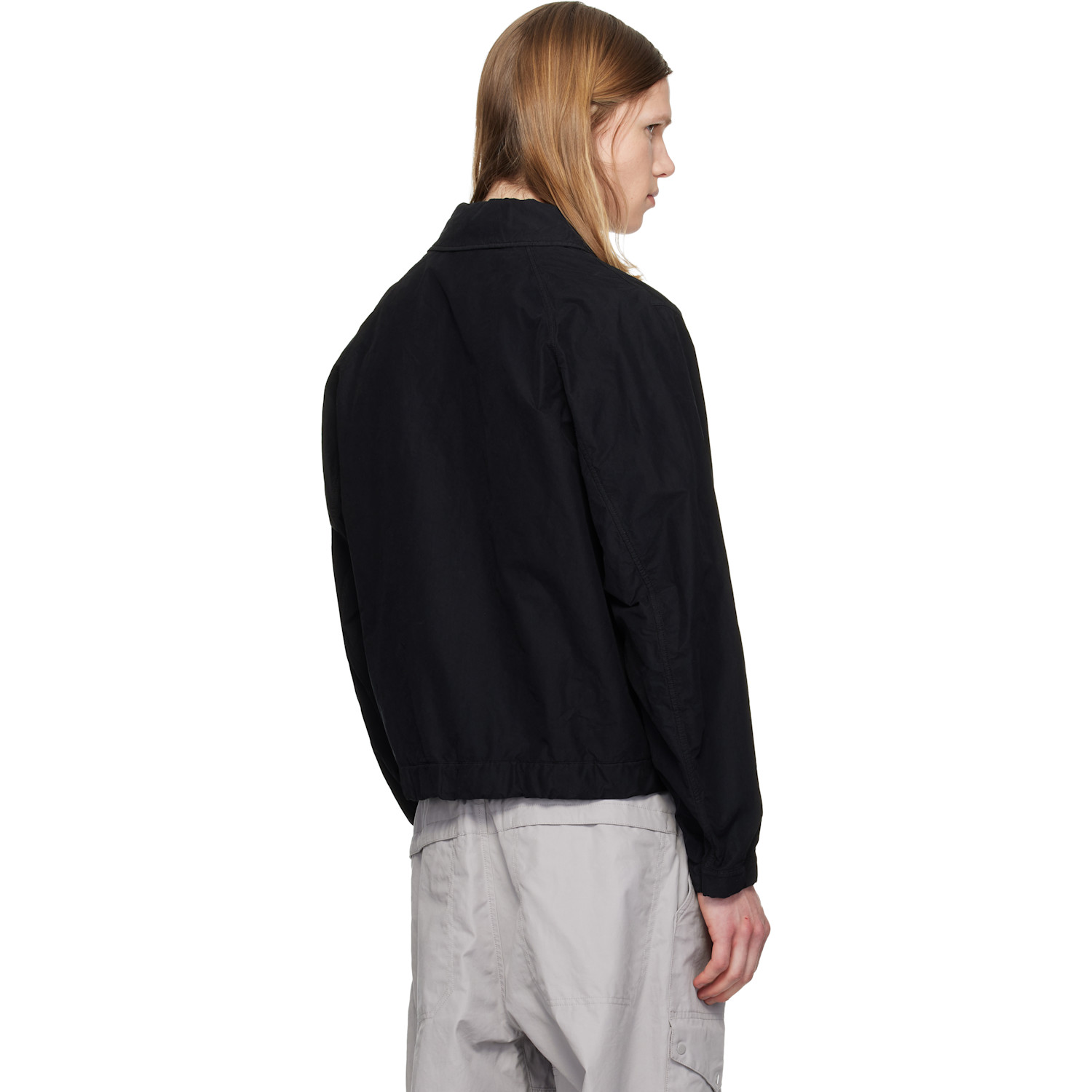  Stone Island Black 4100036 David Light-tc_s.i. Ghost Jacket 
