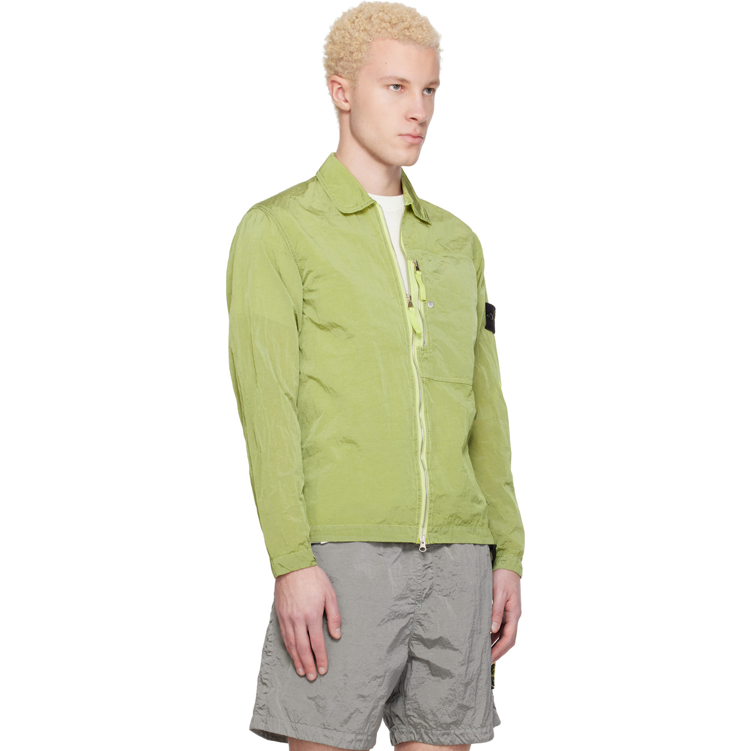  Stone Island Yellow 1200038 Nylon Metal Econyl® Jacket 