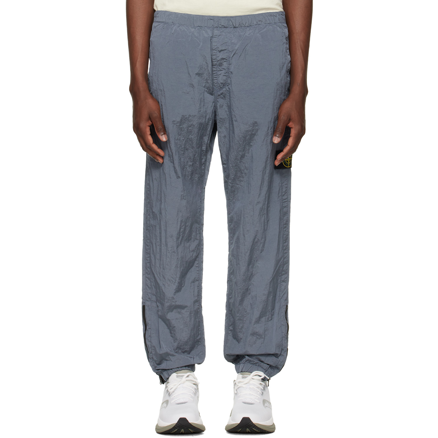 Stone Island Blue 3100035 Nylon Metal ECONYL Trousers