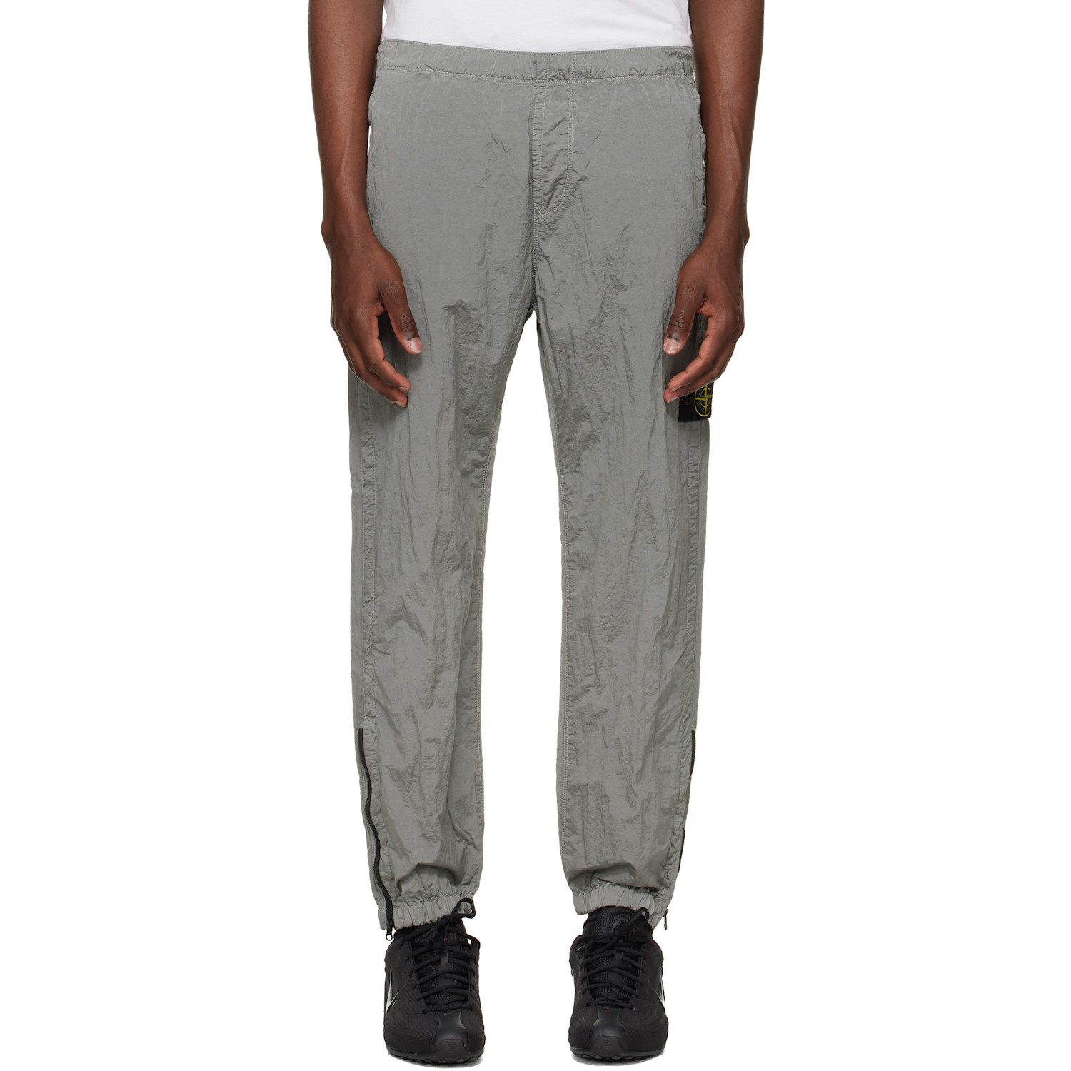 Stone Island Gray 3100035 Nylon Metal ECONYL Trousers