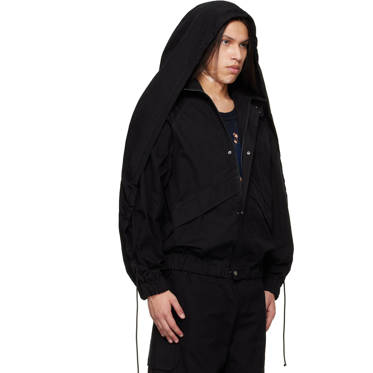  Egonlab Black Back Fold Track Jacket 