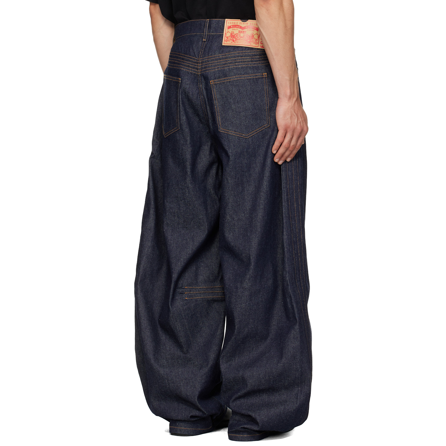  Egonlab Blue Overscaled Jeans 