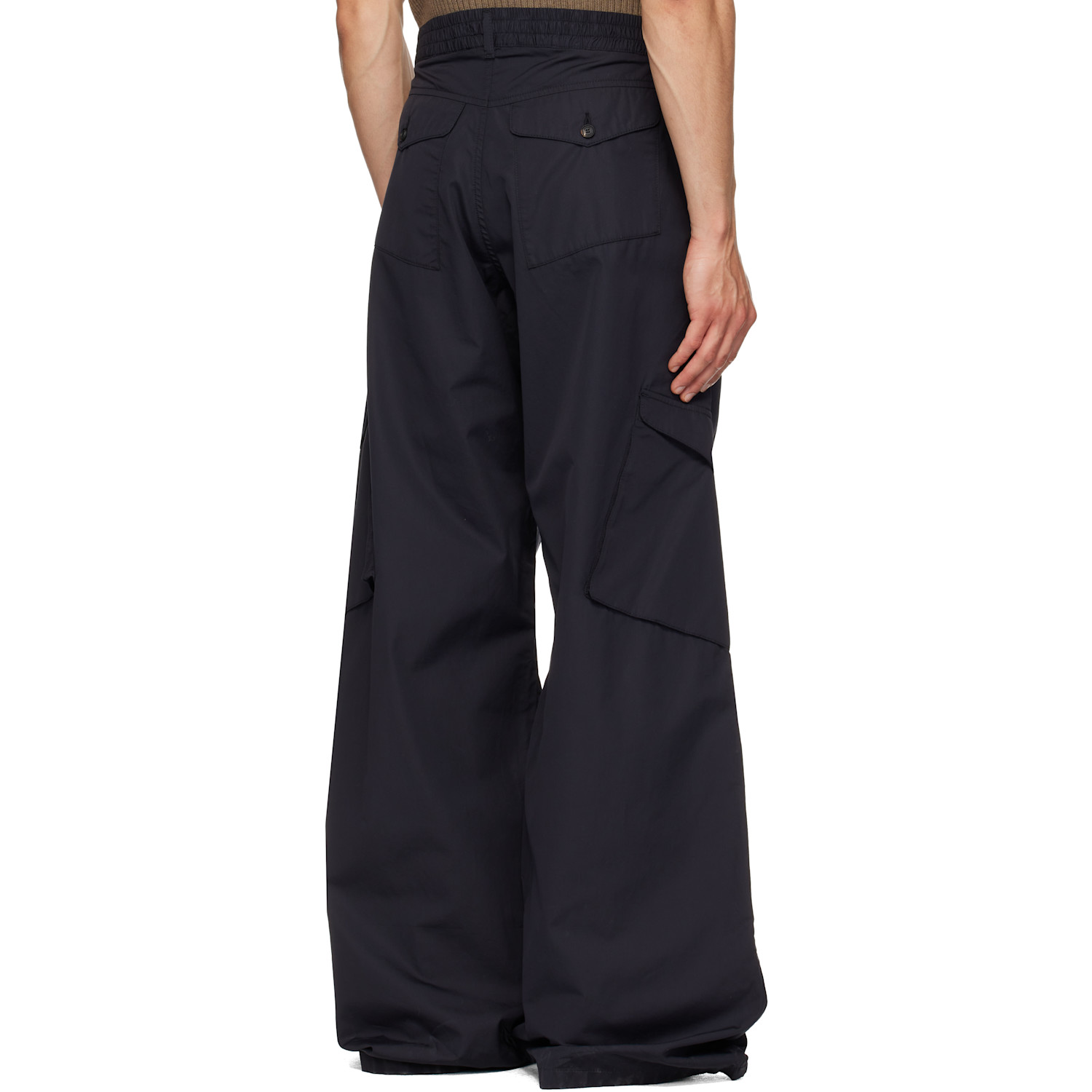  Egonlab Black Utility Pocket Light Cargo Pants 
