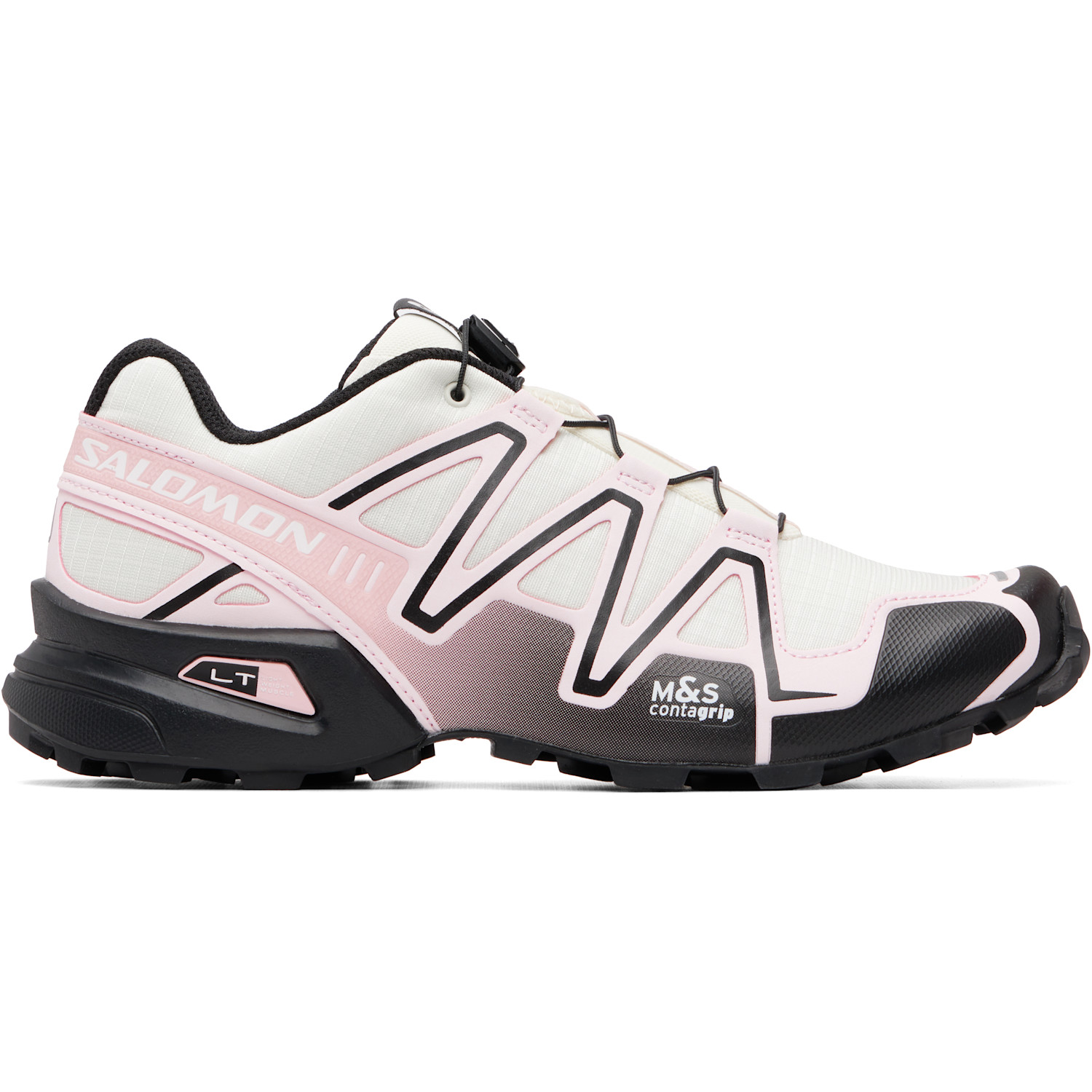 Salomon Off-White & Pink Speedcross 3 Sneakers