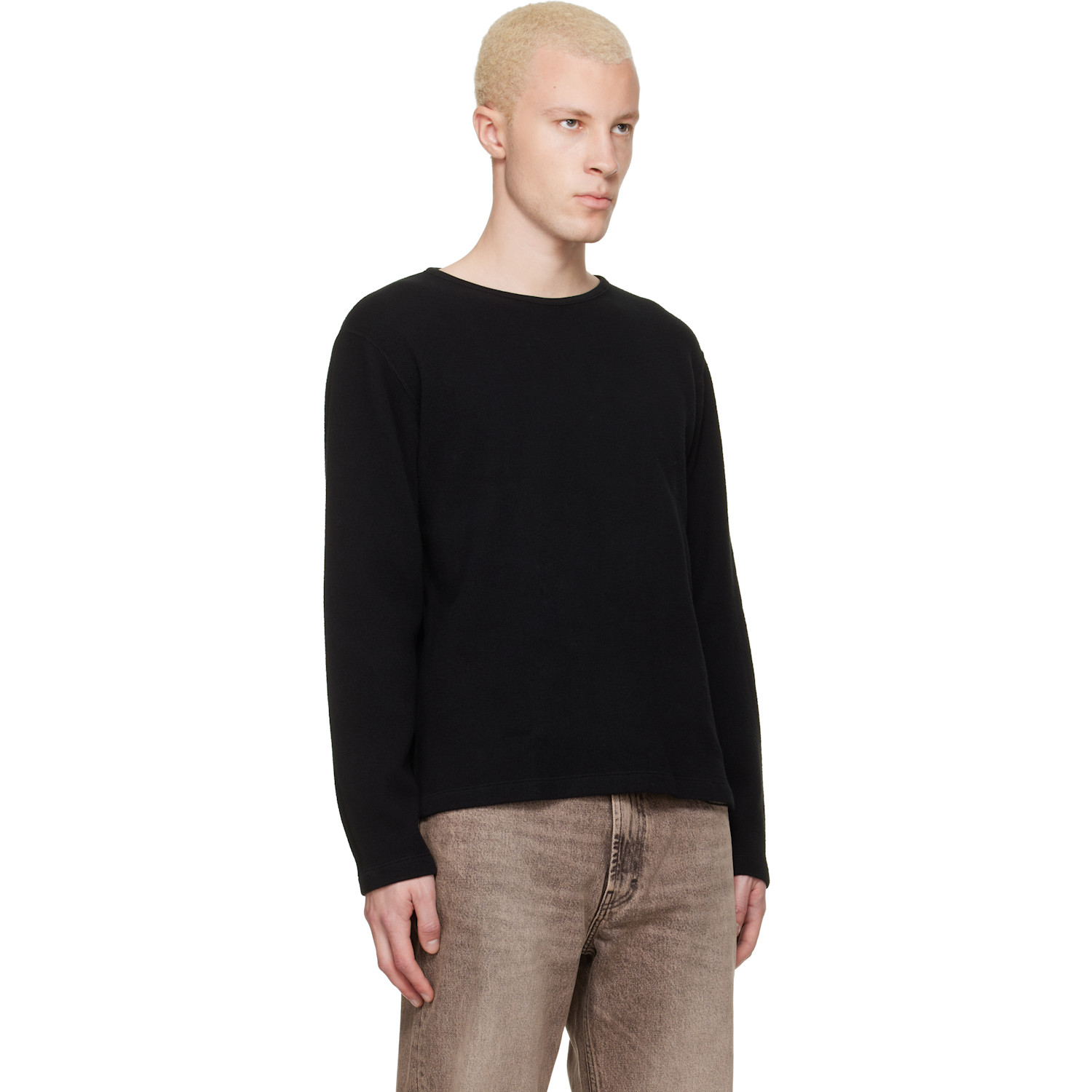  Lady White Co. Black Ring Sweater 