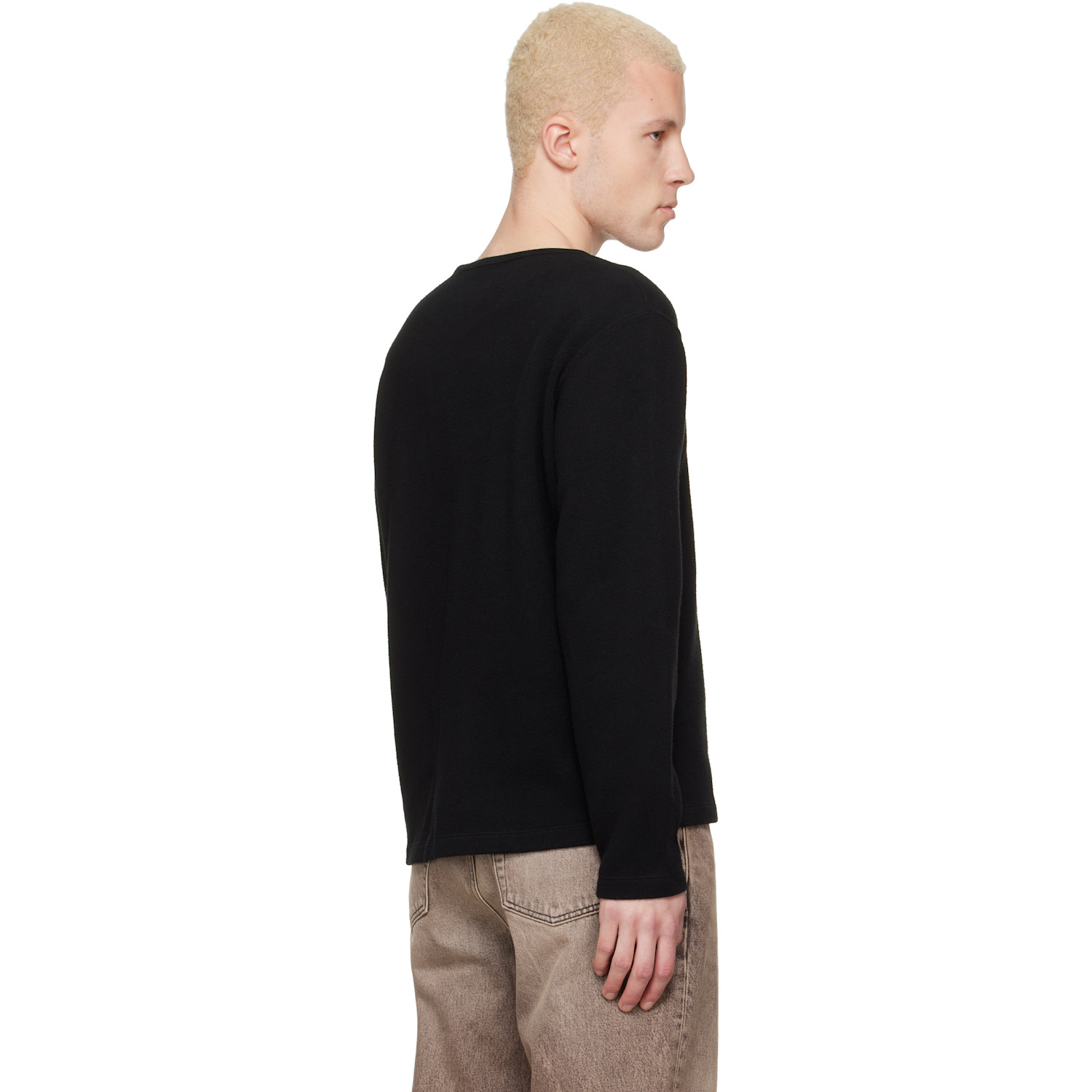  Lady White Co. Black Ring Sweater 