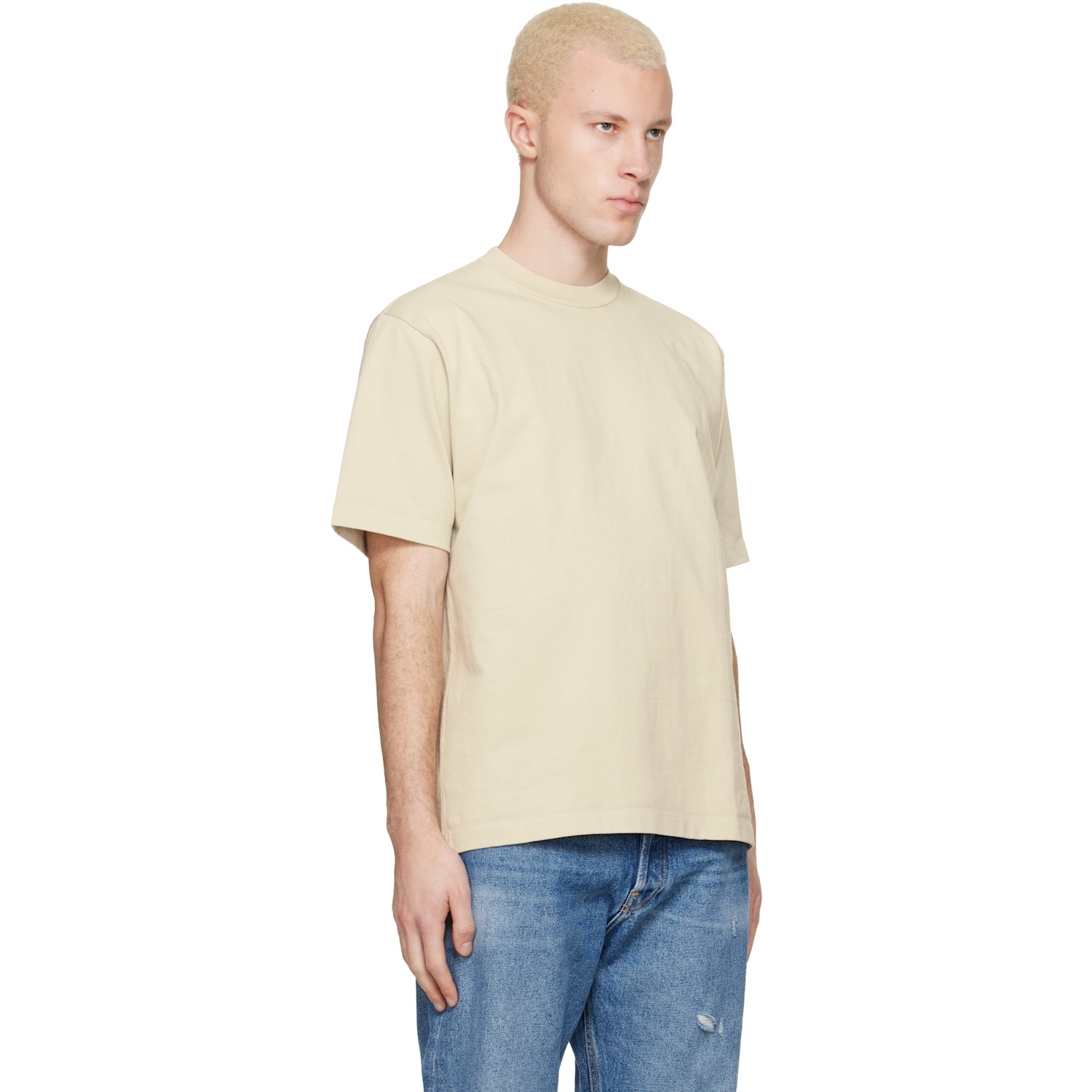  Lady White Co. Beige Rugby T-shirt 