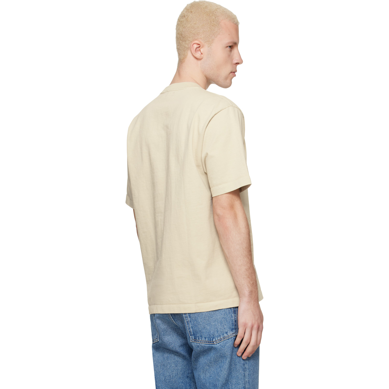  Lady White Co. Beige Rugby T-shirt 