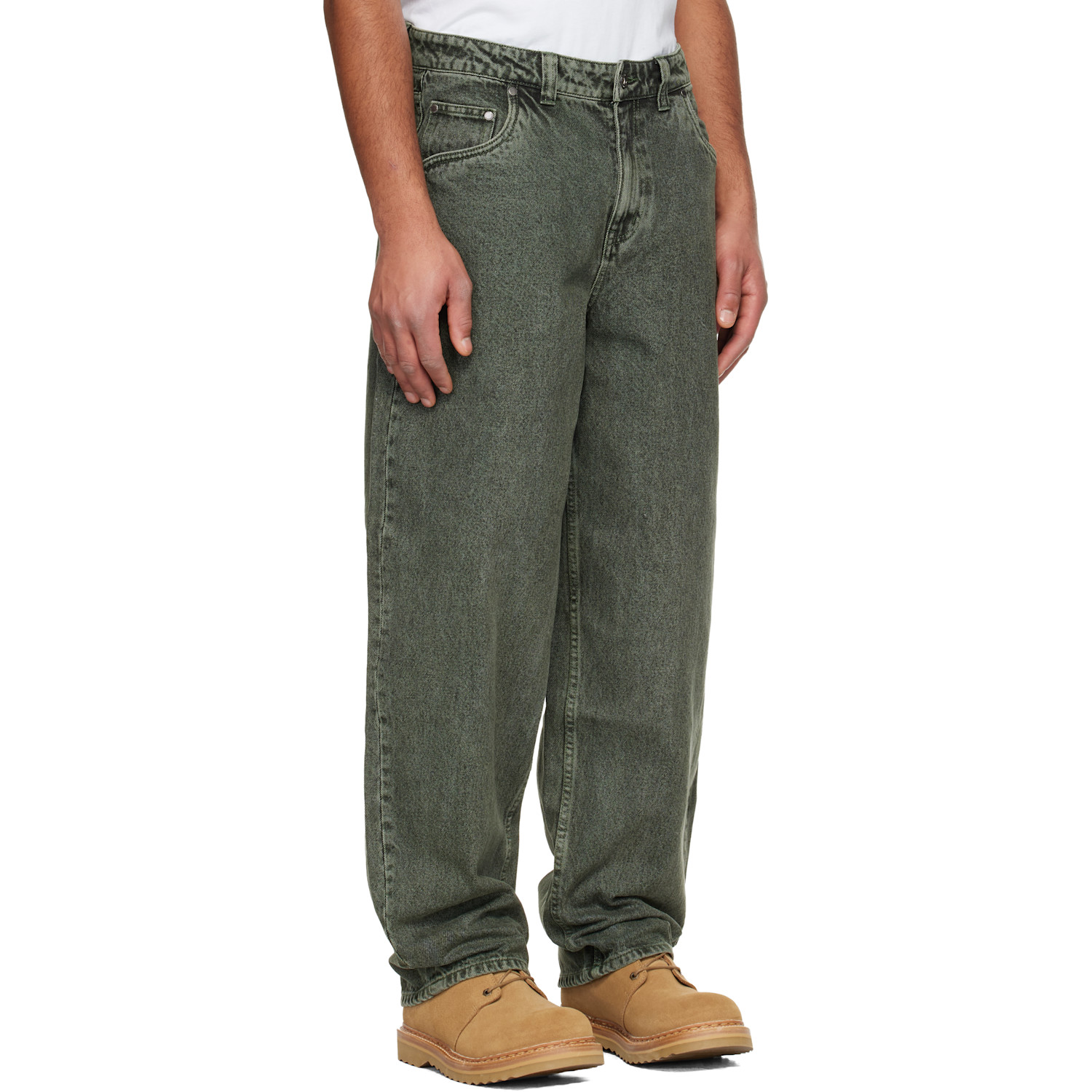  Dime Green Baggy Jeans 