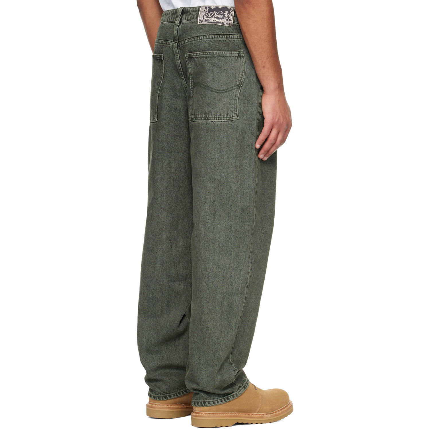  Dime Green Baggy Jeans 