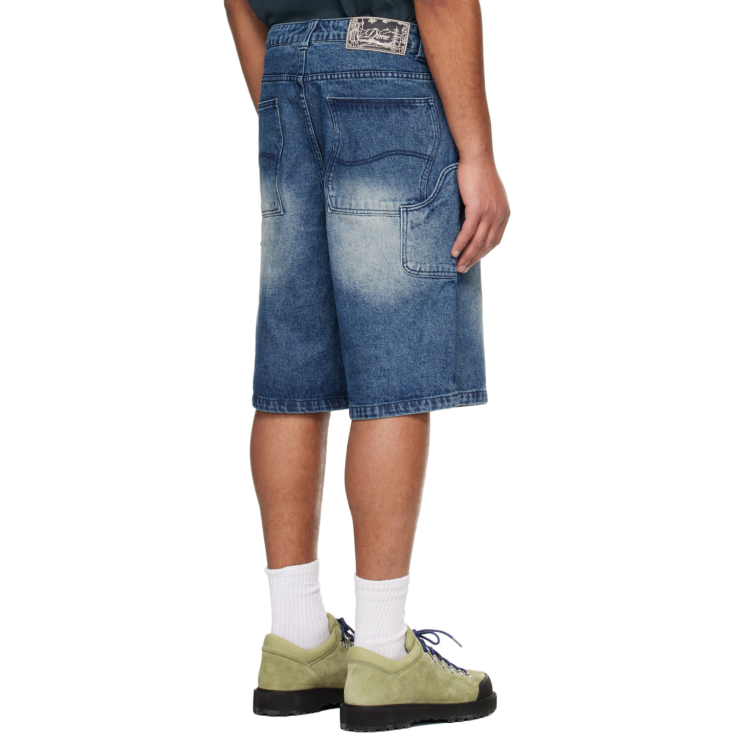  Dime Blue Classic Denim Shorts 