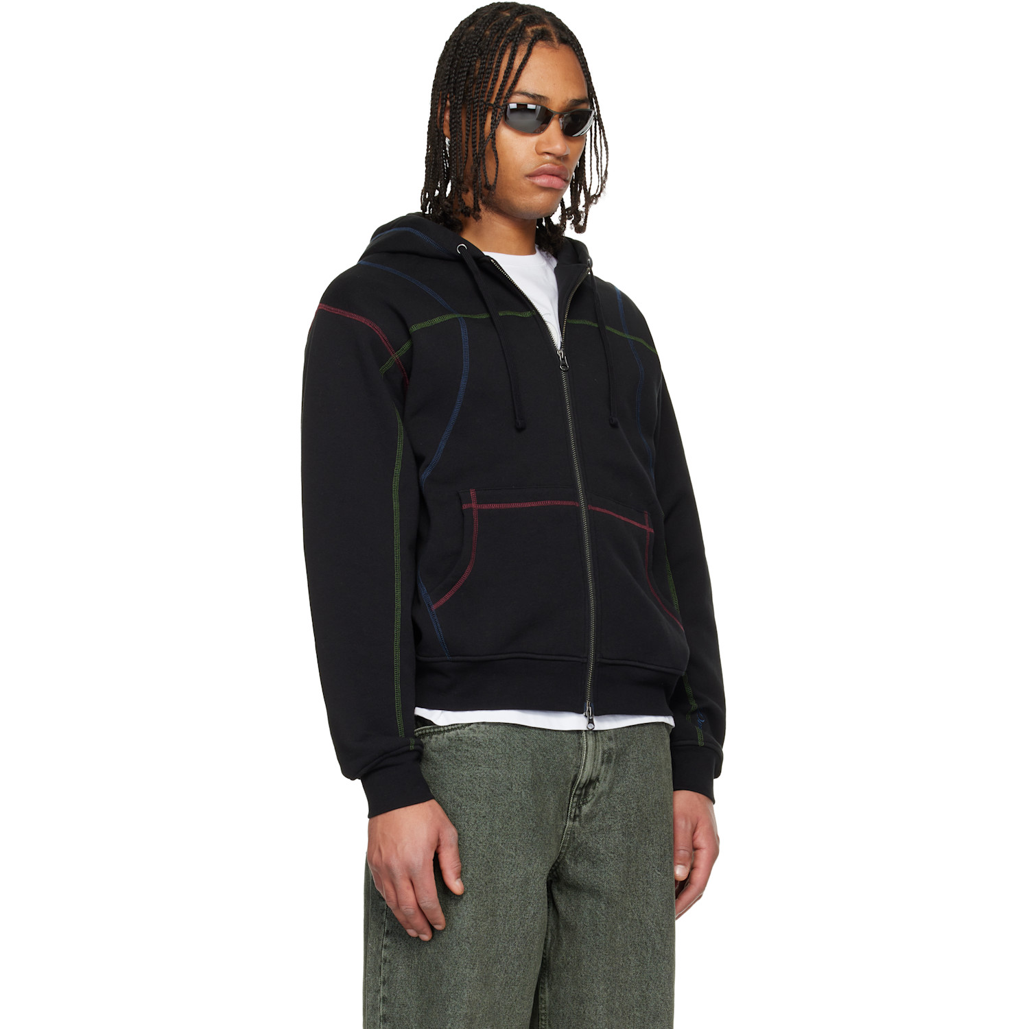  Dime Black Court Zip Hoodie 
