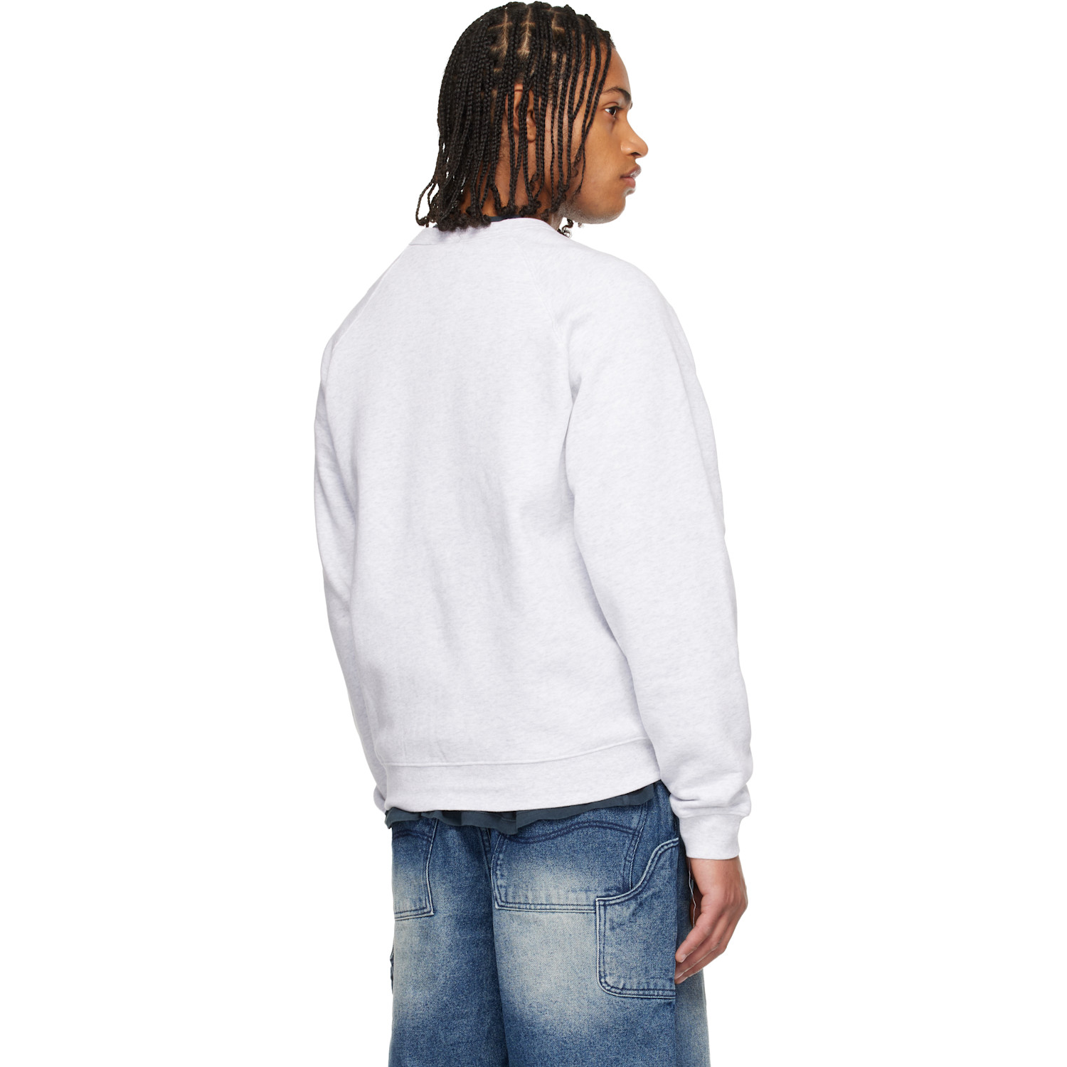  Dime Gray Dolph Crewneck Sweatshirt 