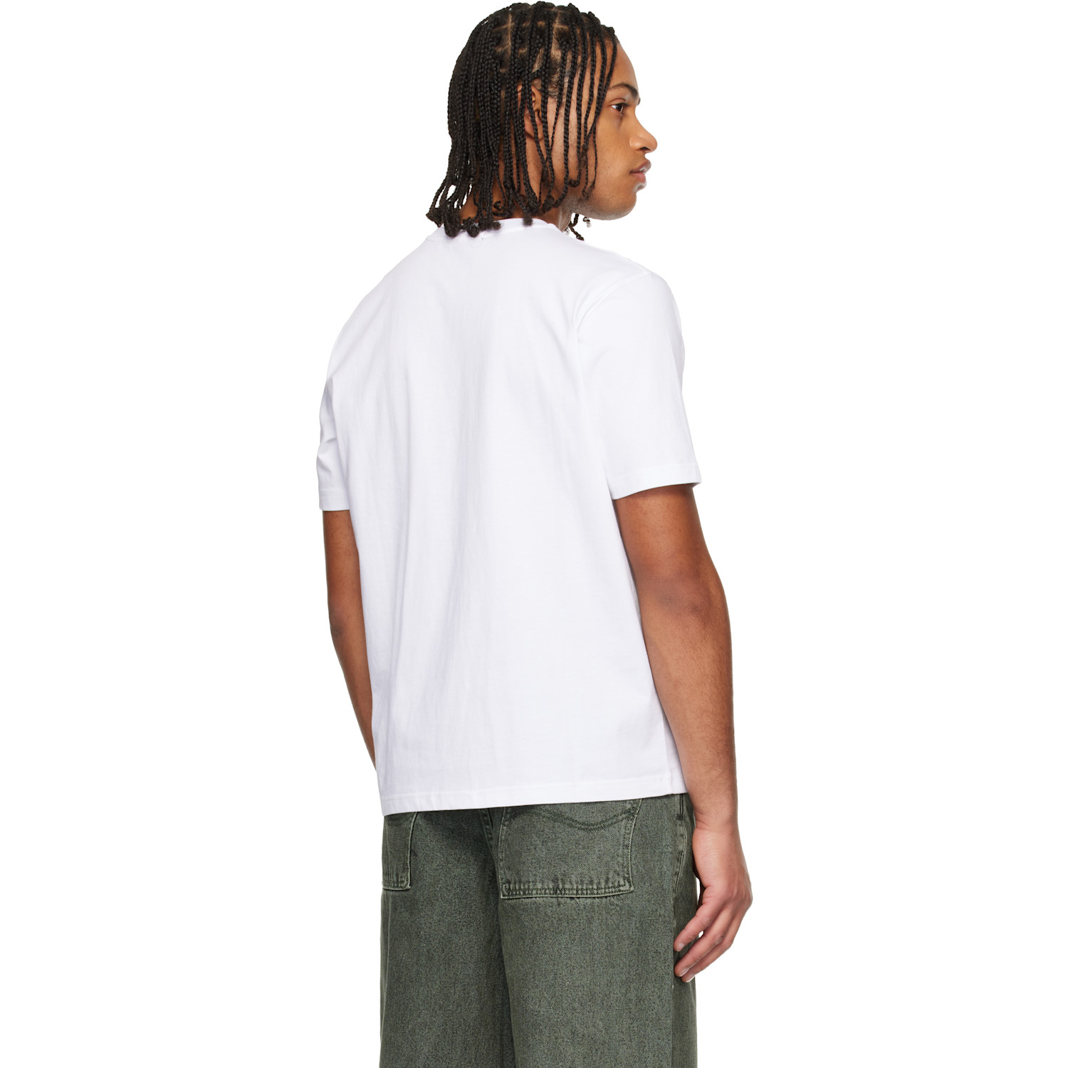  Dime White Cursive T-shirt 