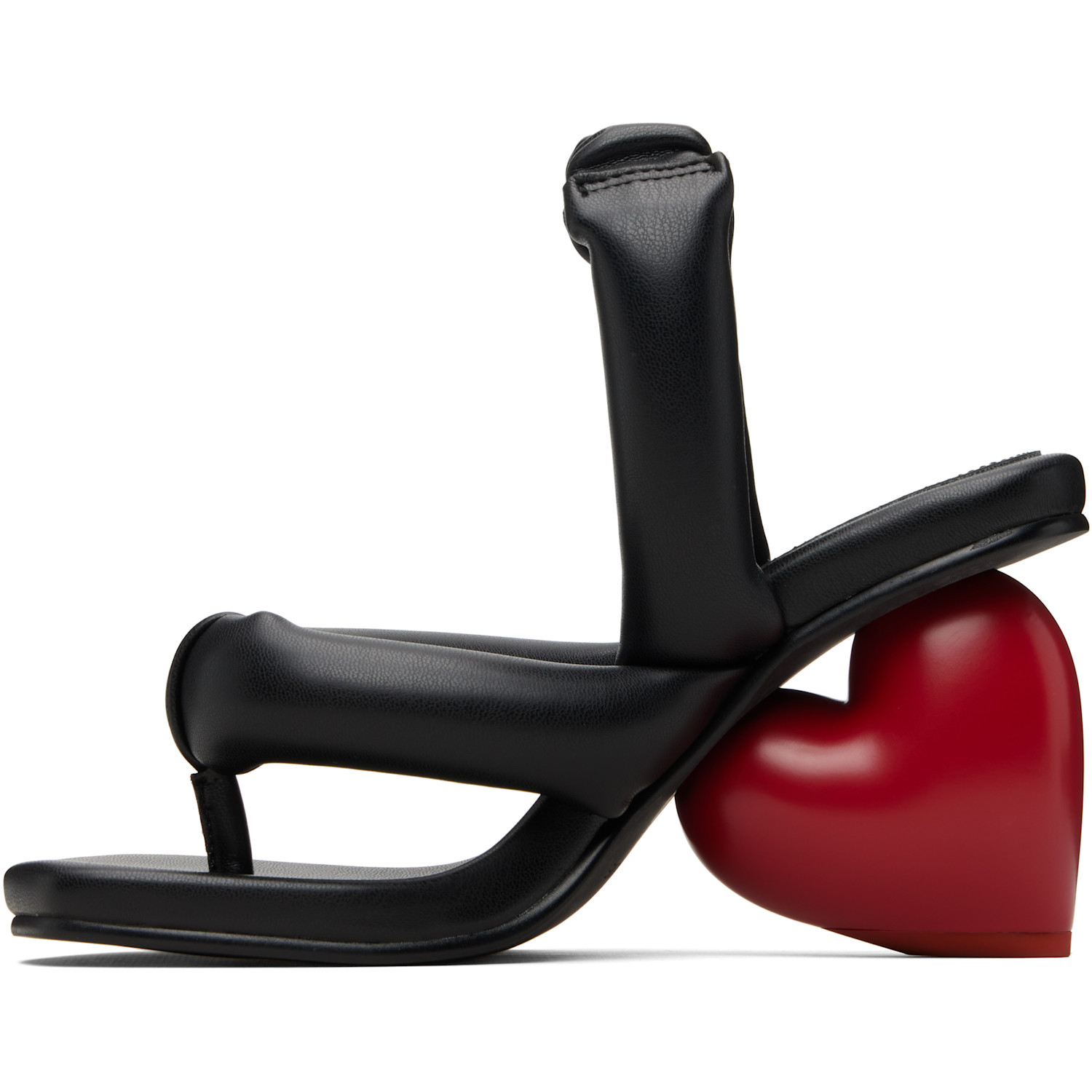  Yume Yume Black Love Heeled Sandals 