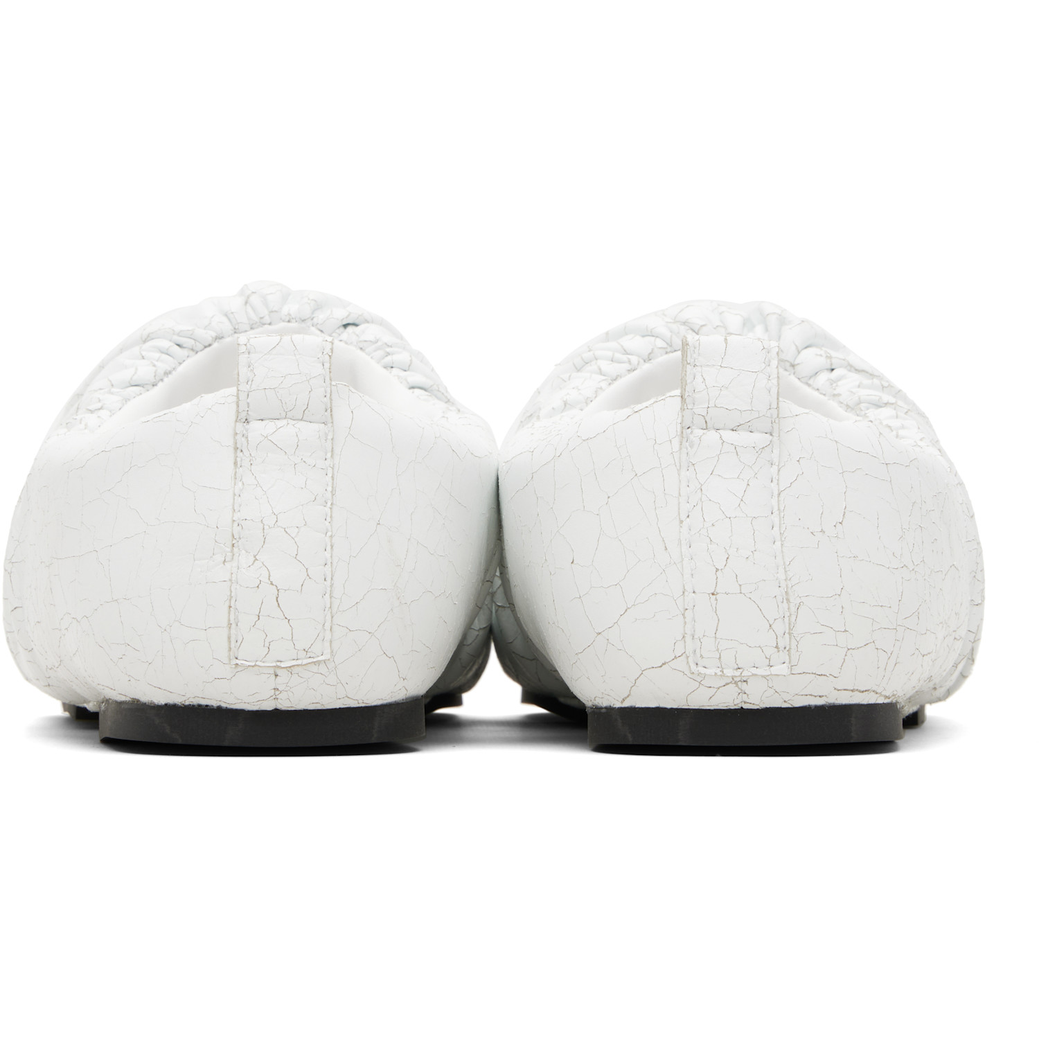  Yume Yume White Wrinkle Loafers 