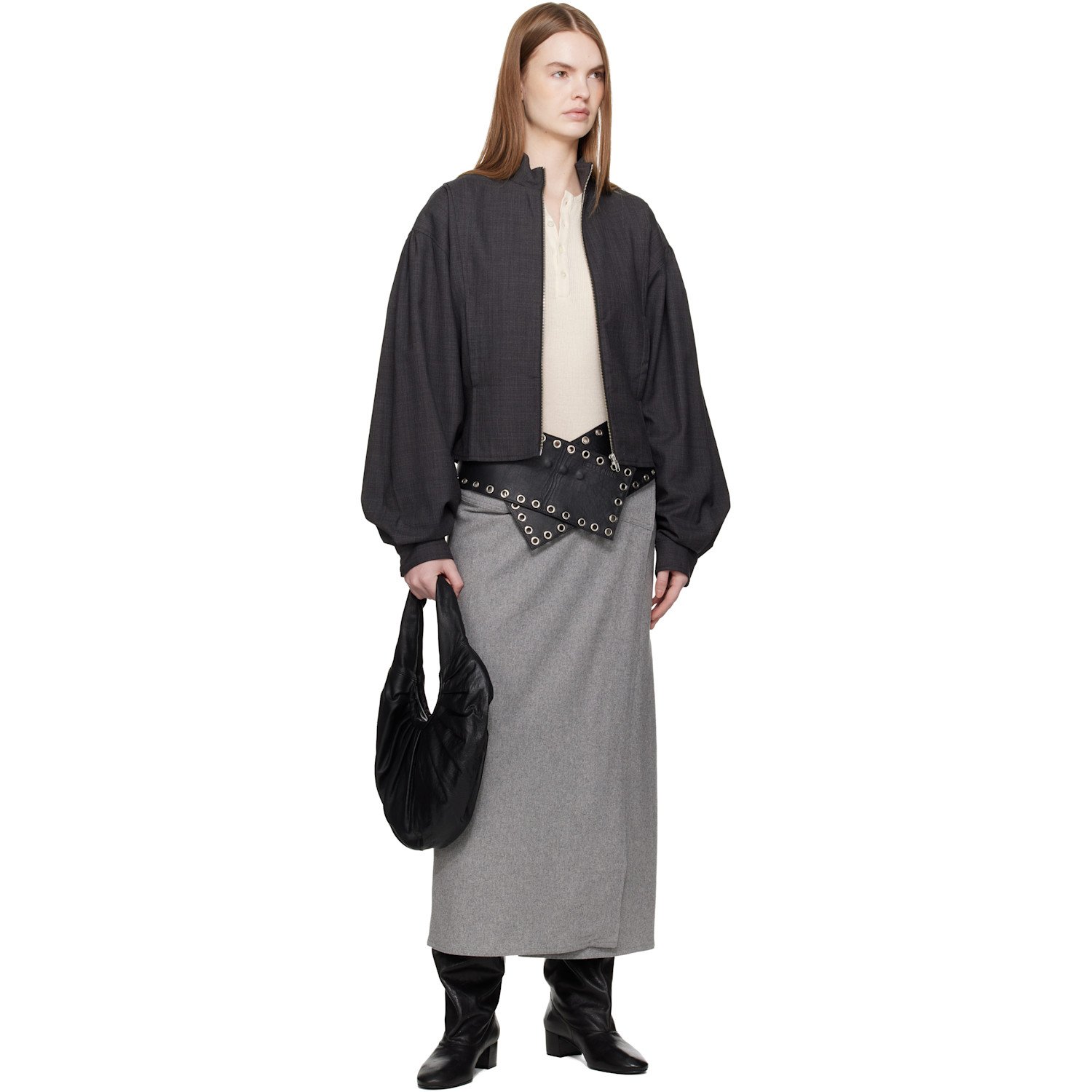  Belle Anna Ssense Exclusive Black Dilara Belt 