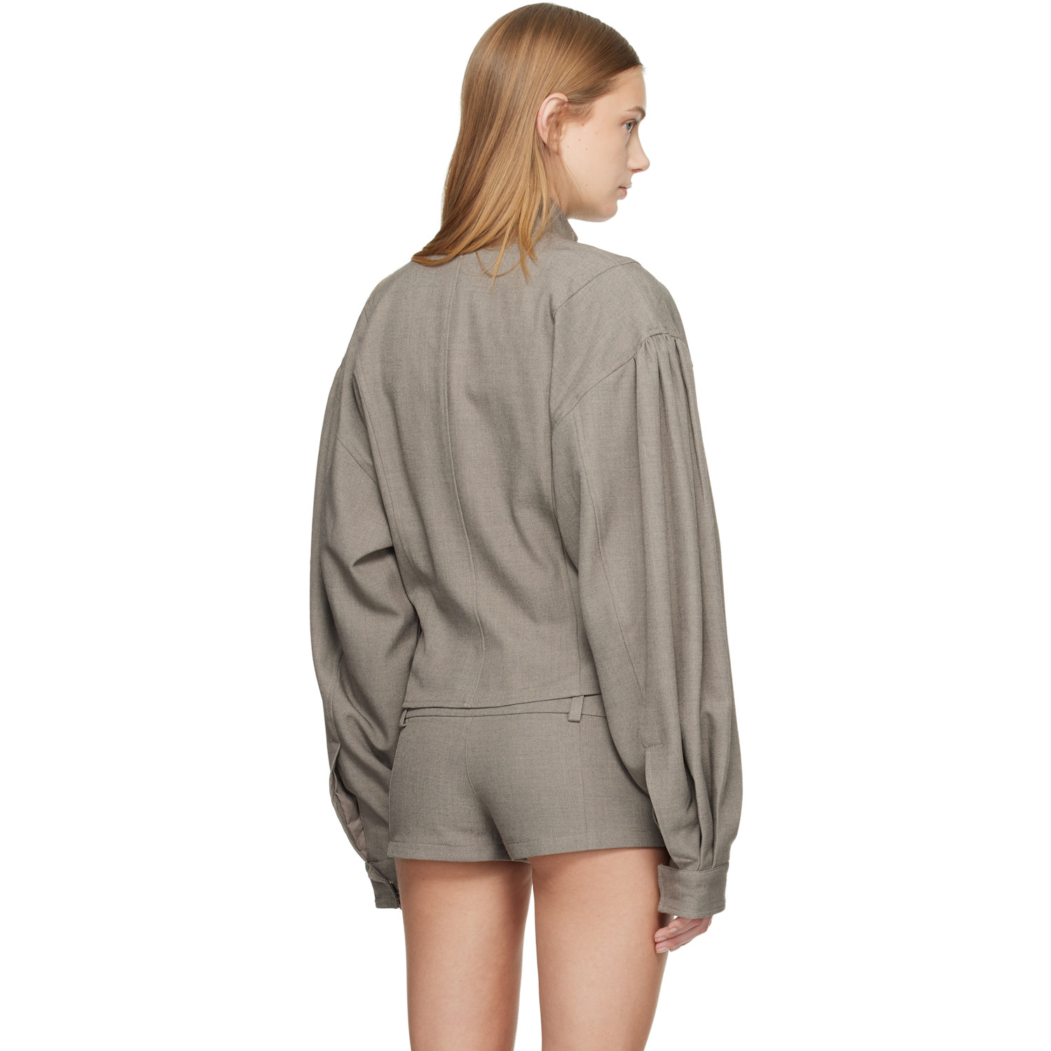  Belle Anna Gray Globo Jacket 