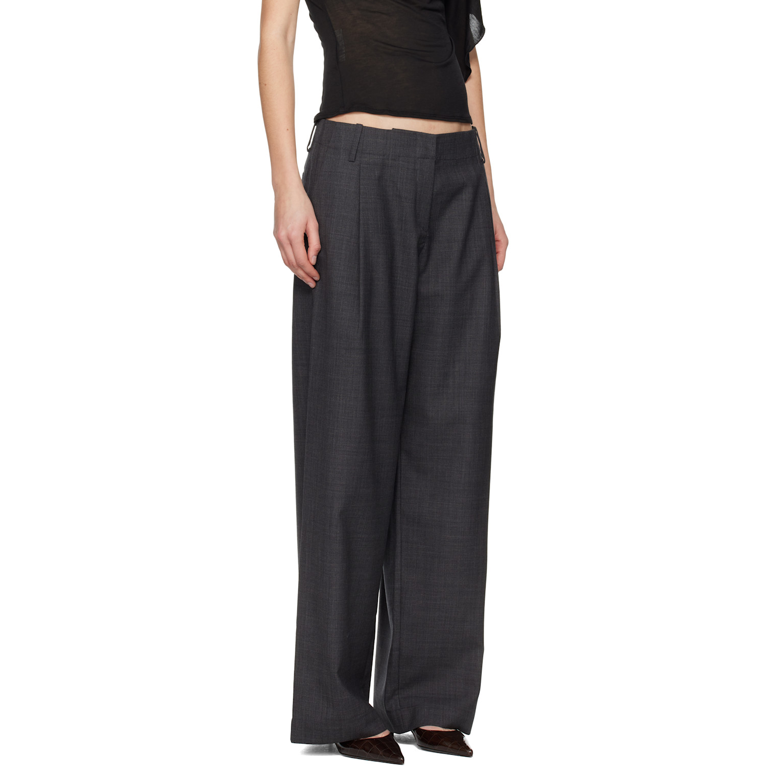 Belle Anna Gray Bolinas Trousers 