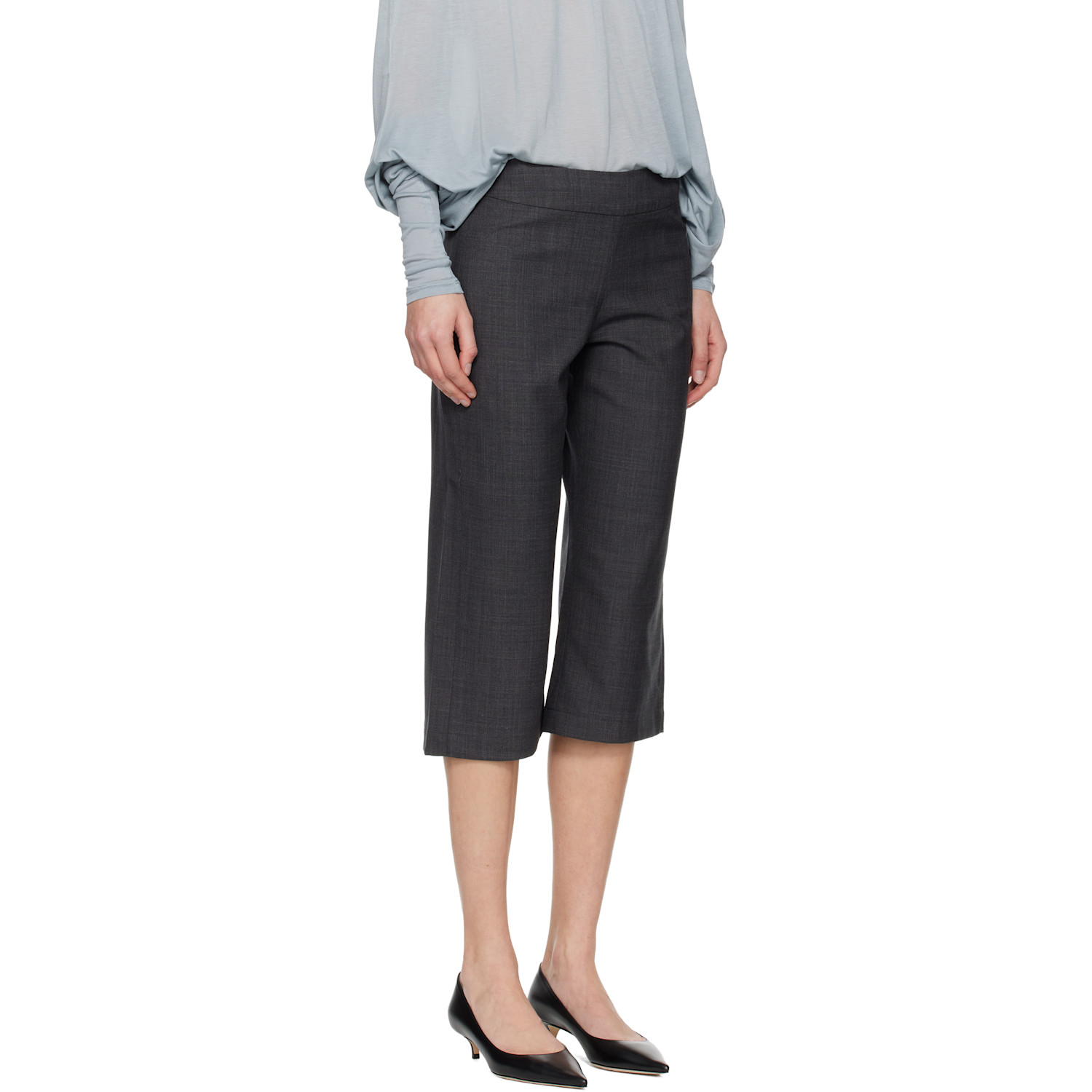  Belle Anna Gray Miller Capri Trousers 