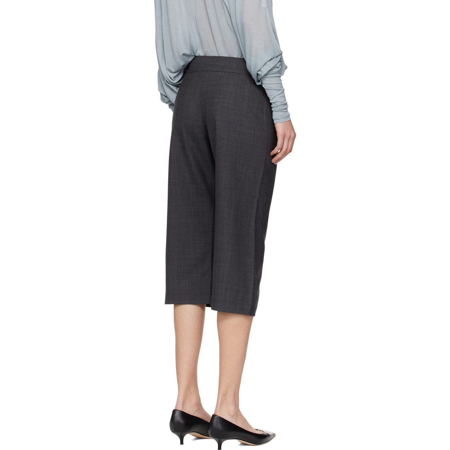  Belle Anna Gray Miller Capri Trousers 