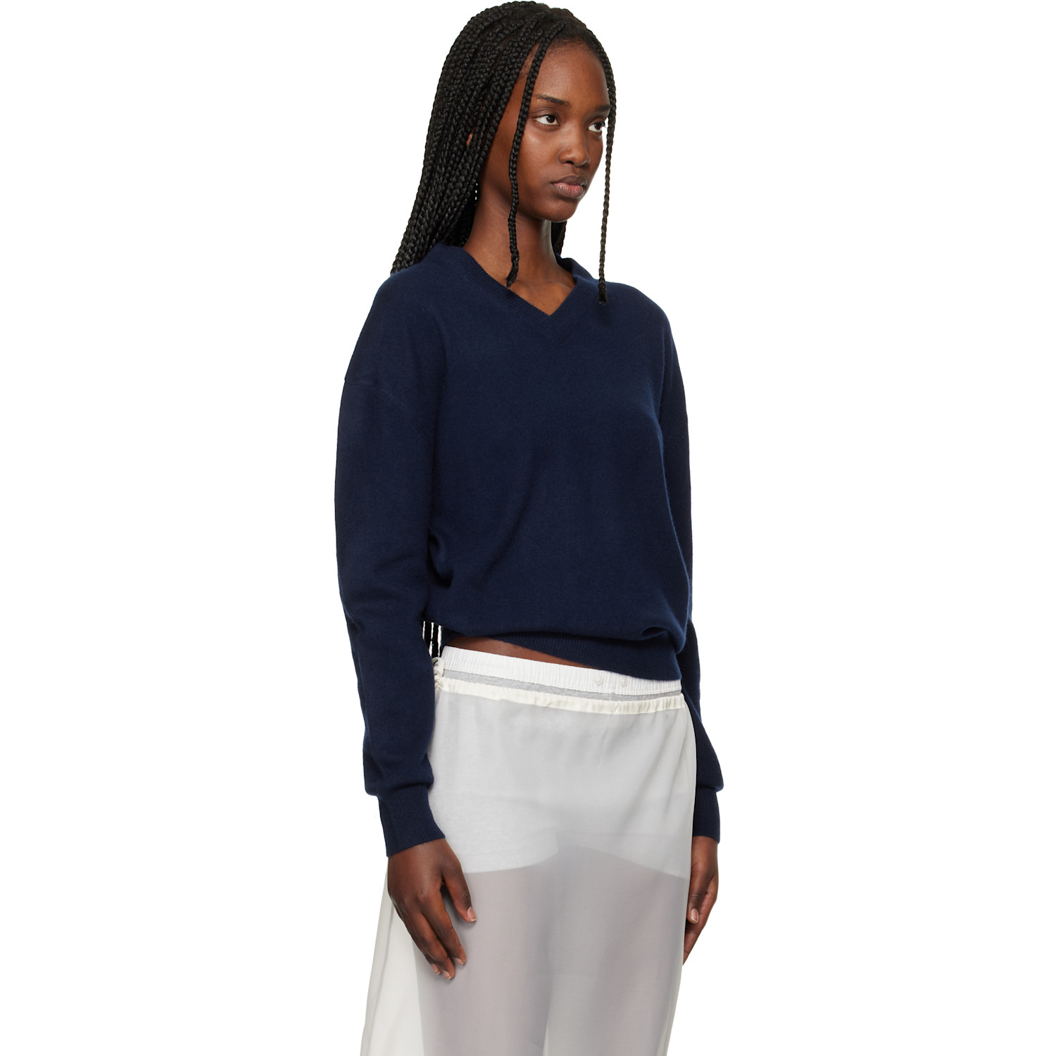  Belle Anna Navy Valley Sweater 