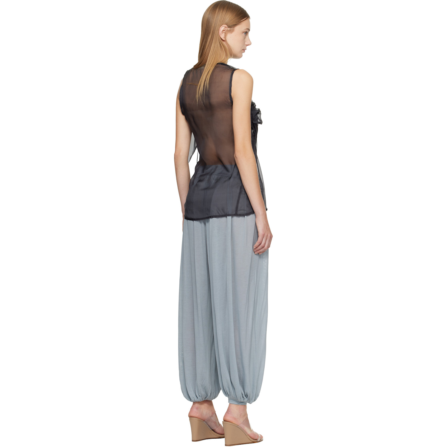  Belle Anna Navy Vale Top 