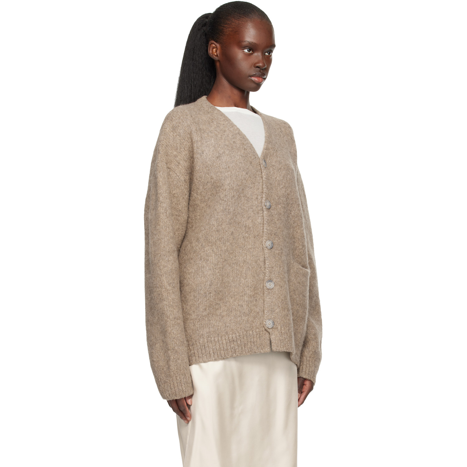  Lauren Manoogian Beige Loft Cardigan 