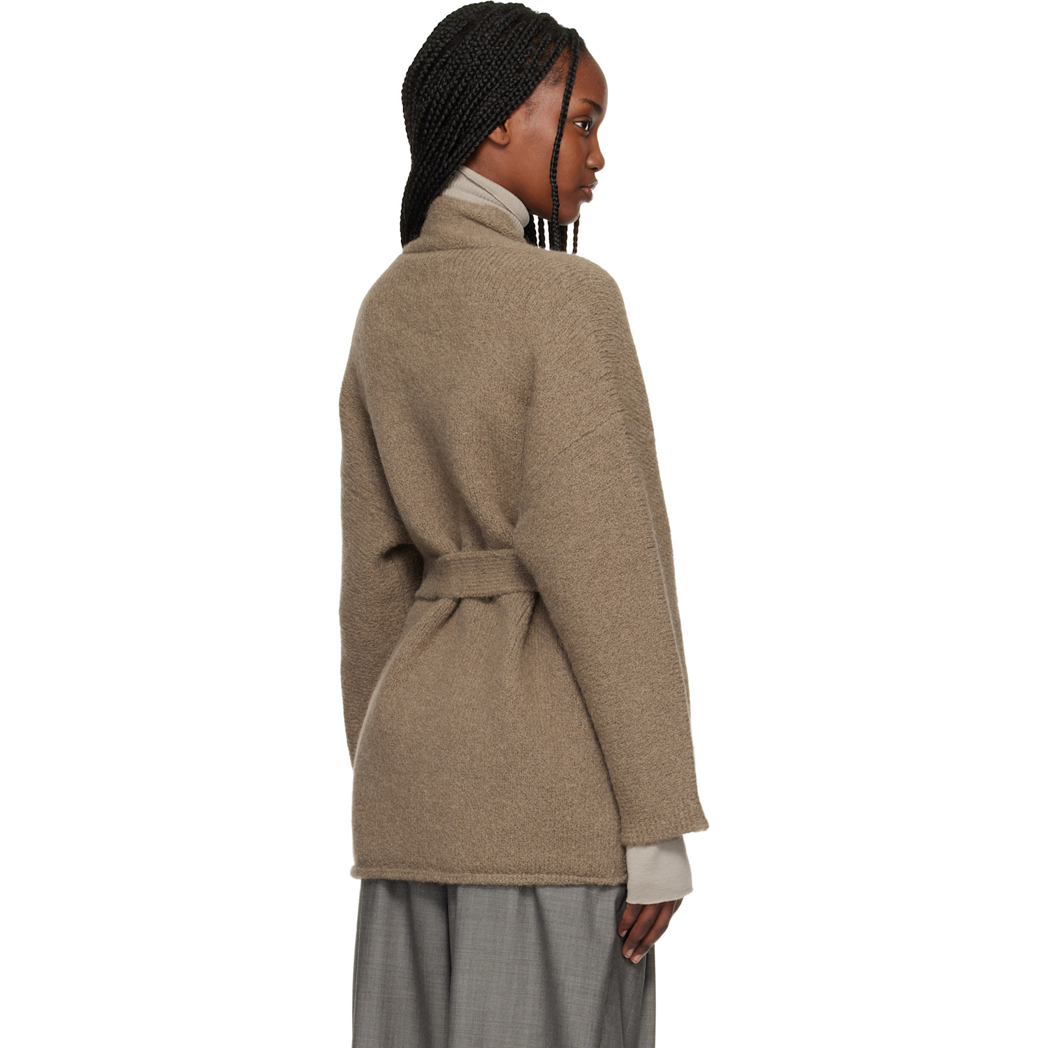  Lauren Manoogian Brown Coto Cardigan 