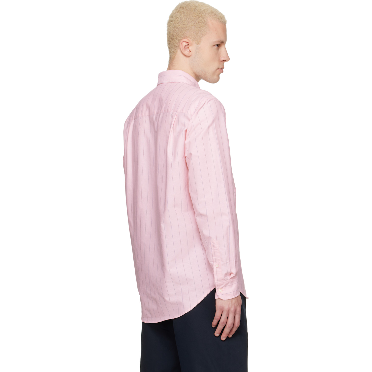  Noah Pink Lightweight Oxford Shirt 