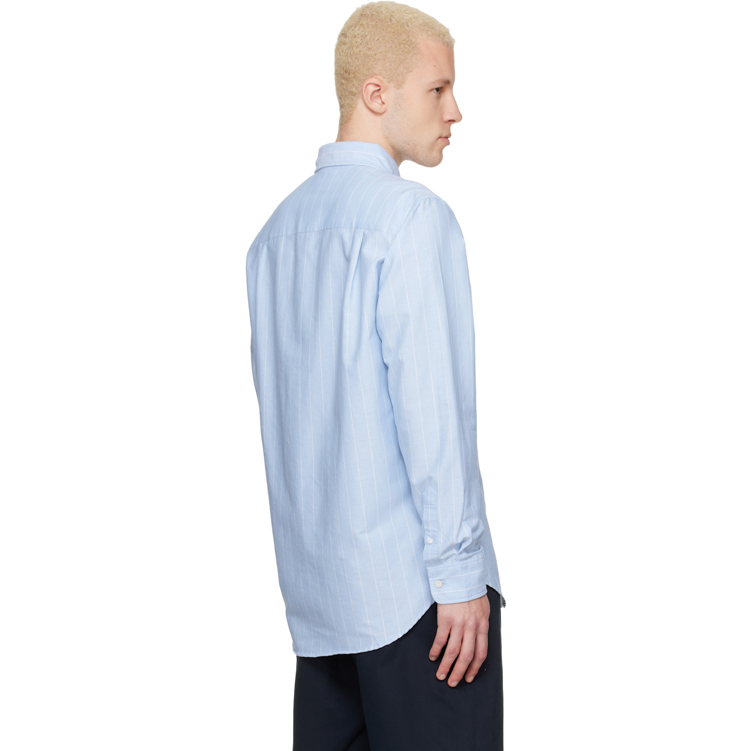  Noah Blue Lightweight Oxford Shirt 