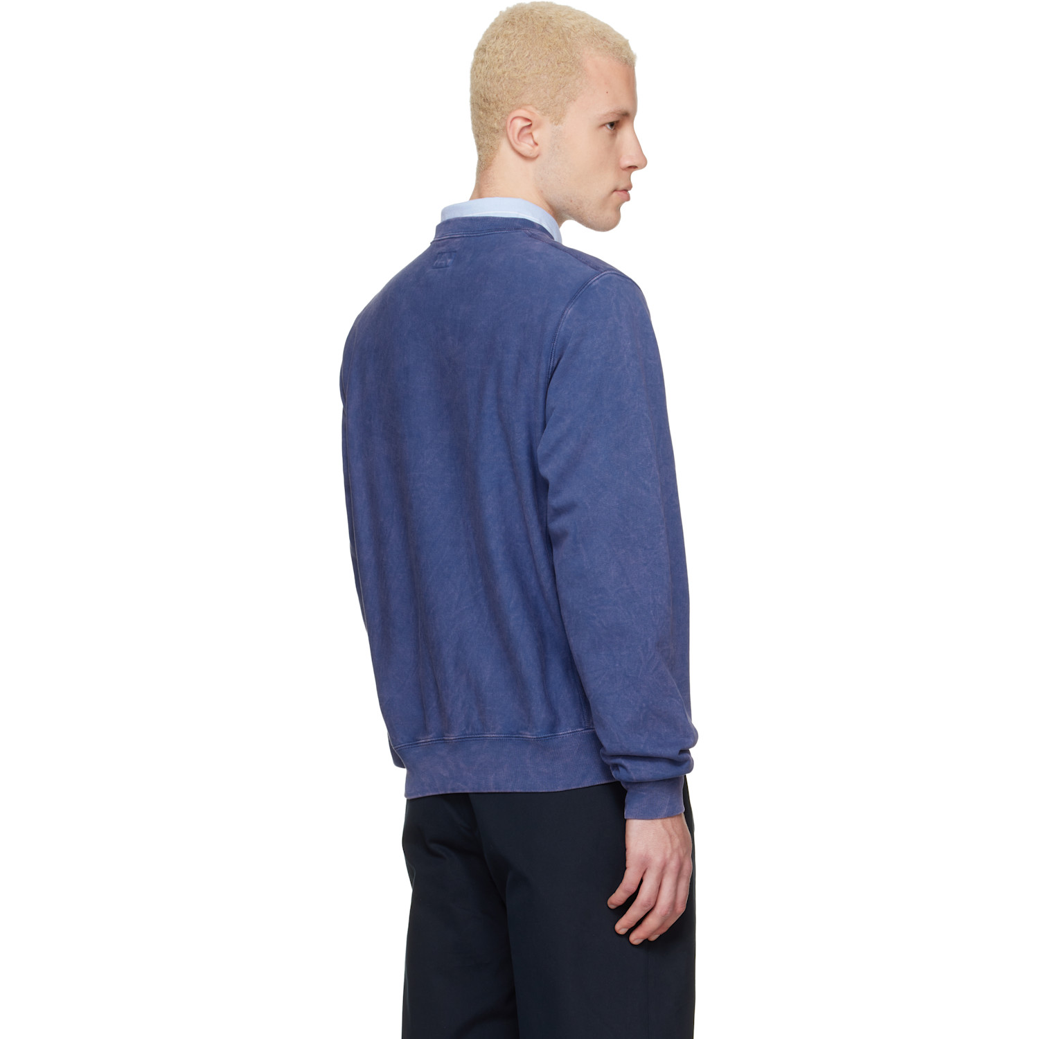  Noah Blue Salt Wash Classic Crewneck Sweatshirt 