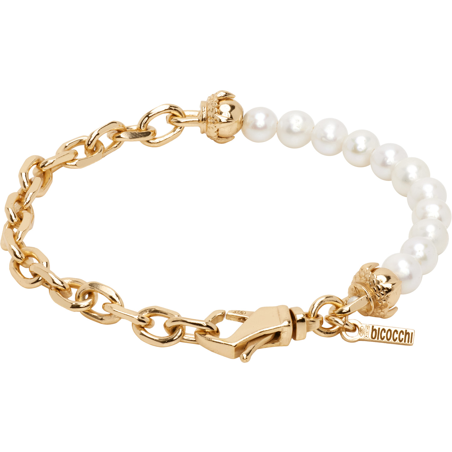  Emanuele Bicocchi Ssense Exclusive Pearl Bracelet 