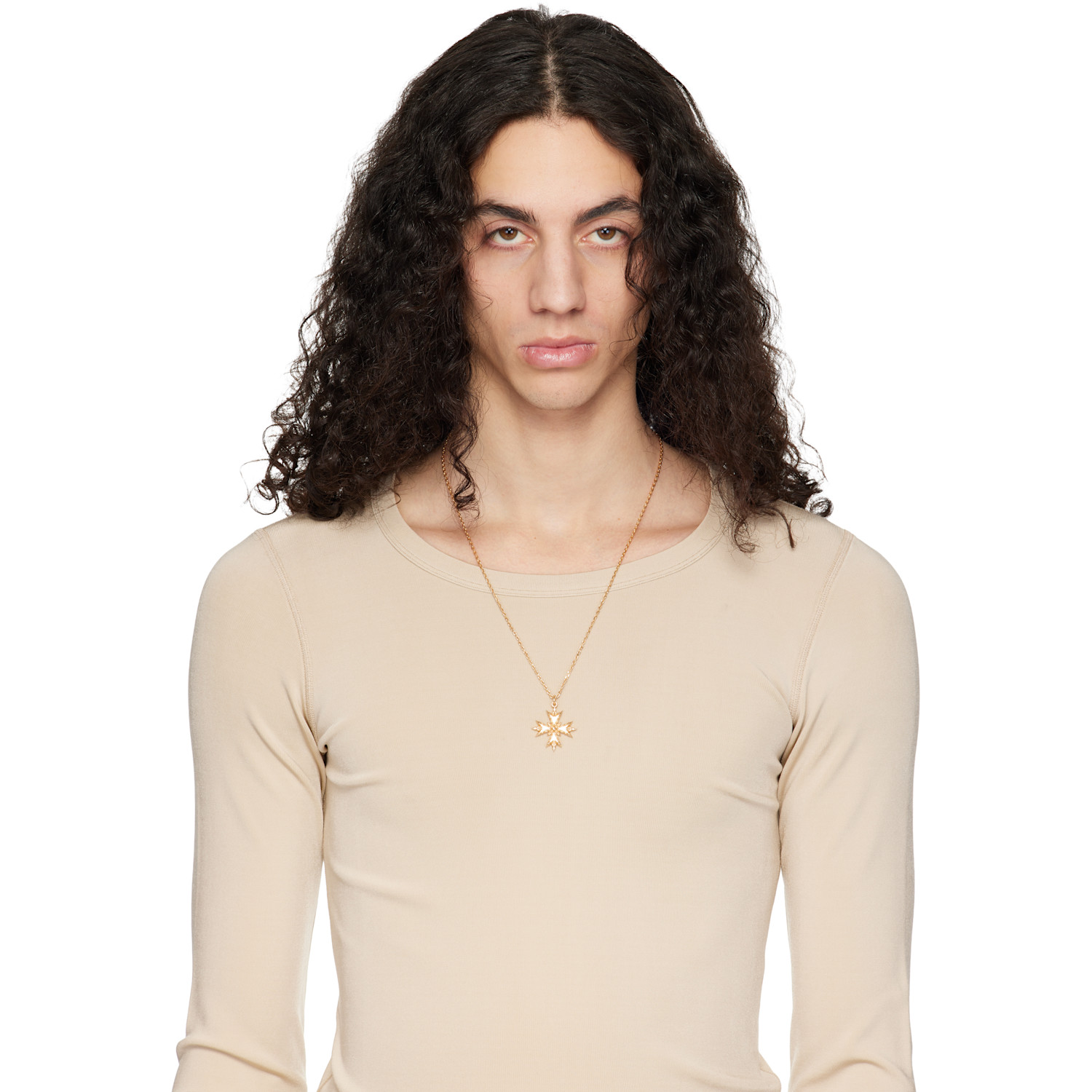  Emanuele Bicocchi Small Crest Necklace 