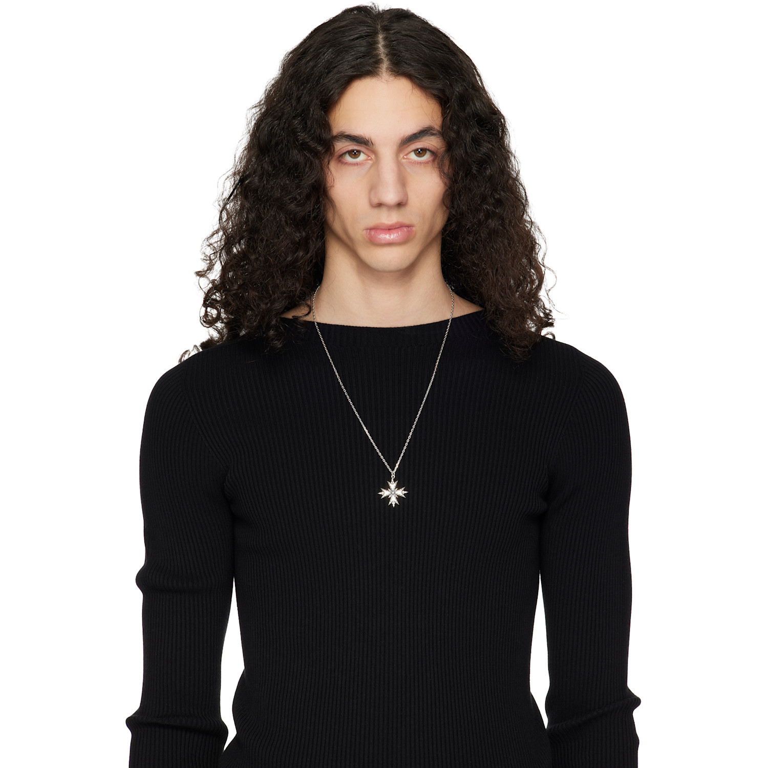  Emanuele Bicocchi Small Crest Necklace 