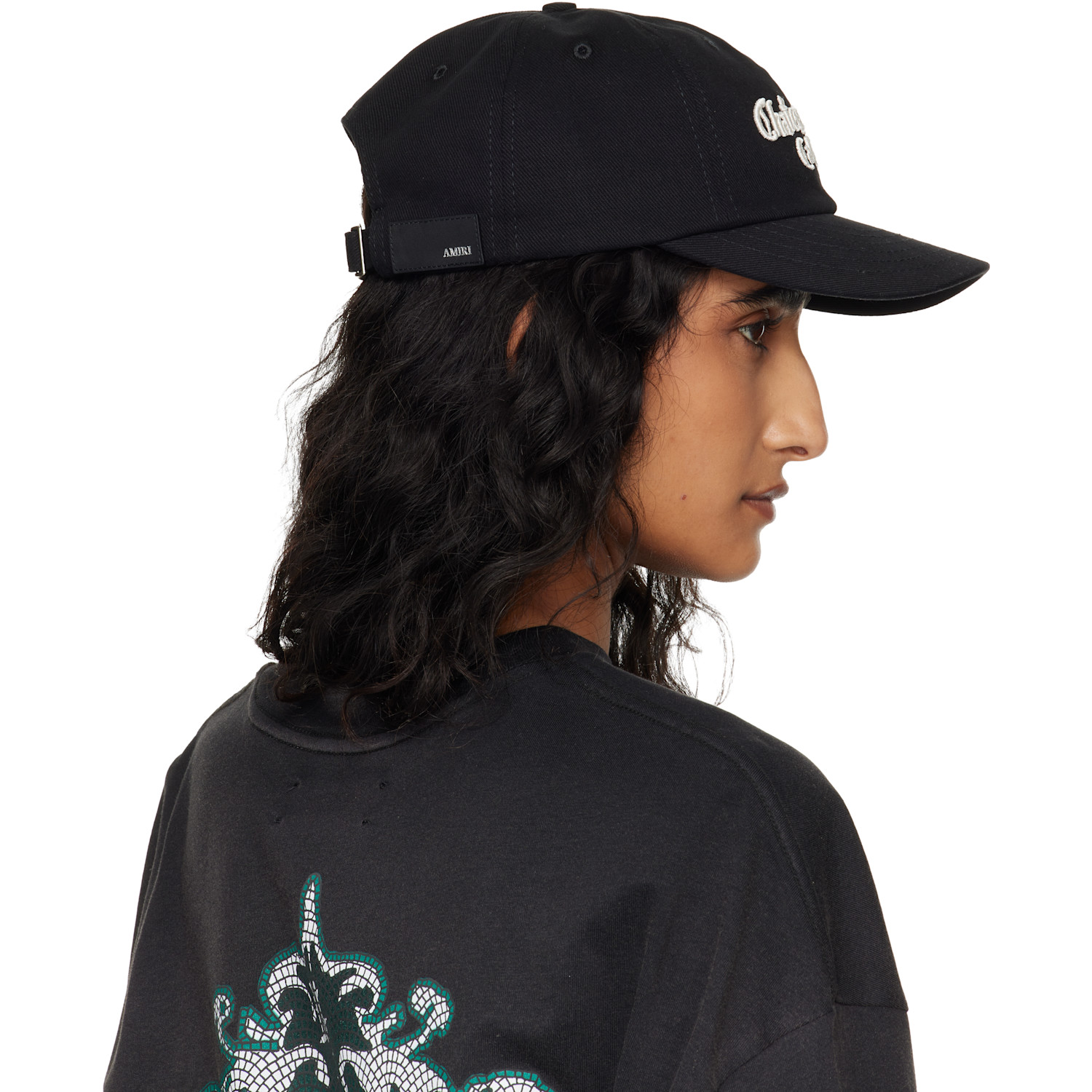  Amiri Black 'chateau Amiri' Dad Cap 
