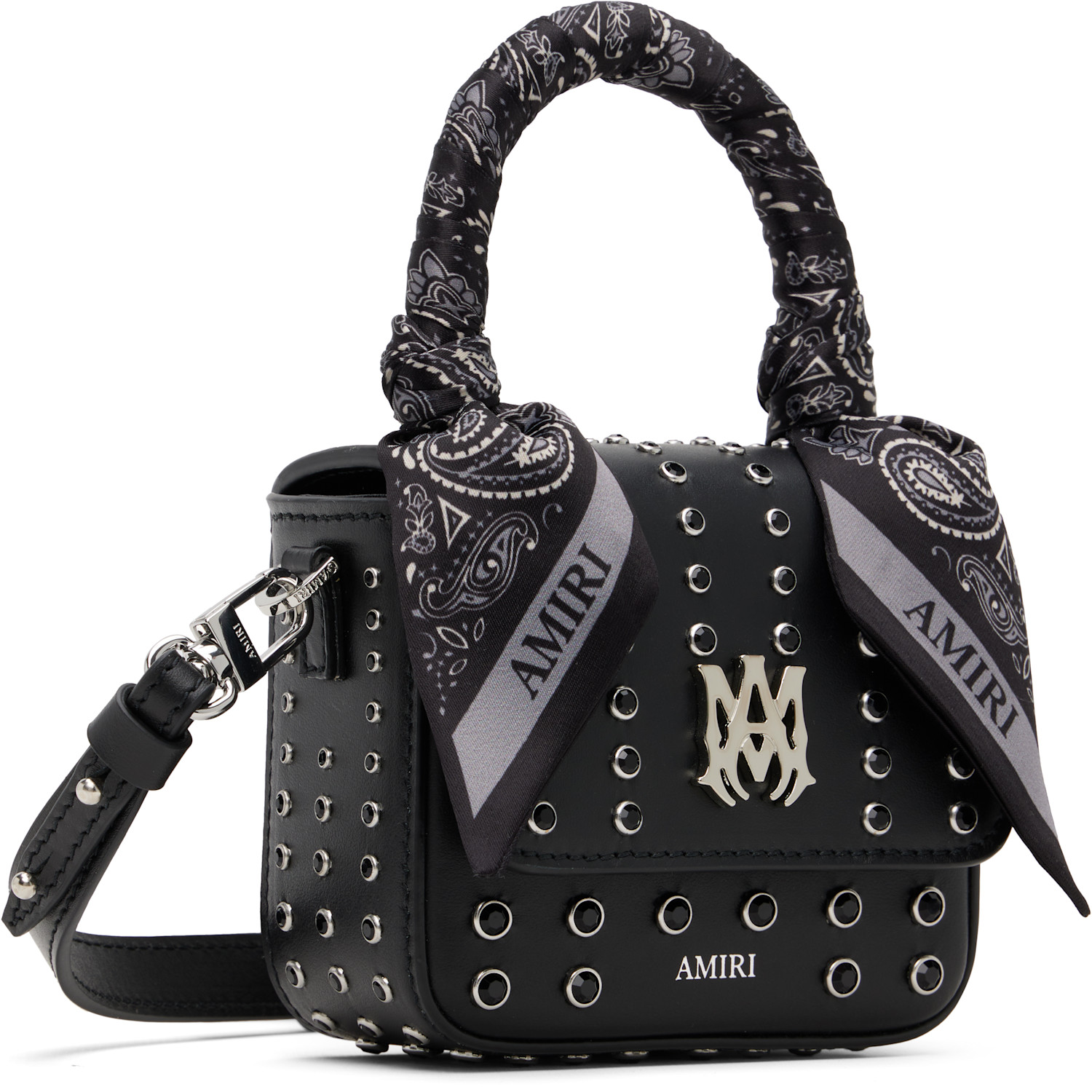  Amiri Black Nano Ma Stud Bag 