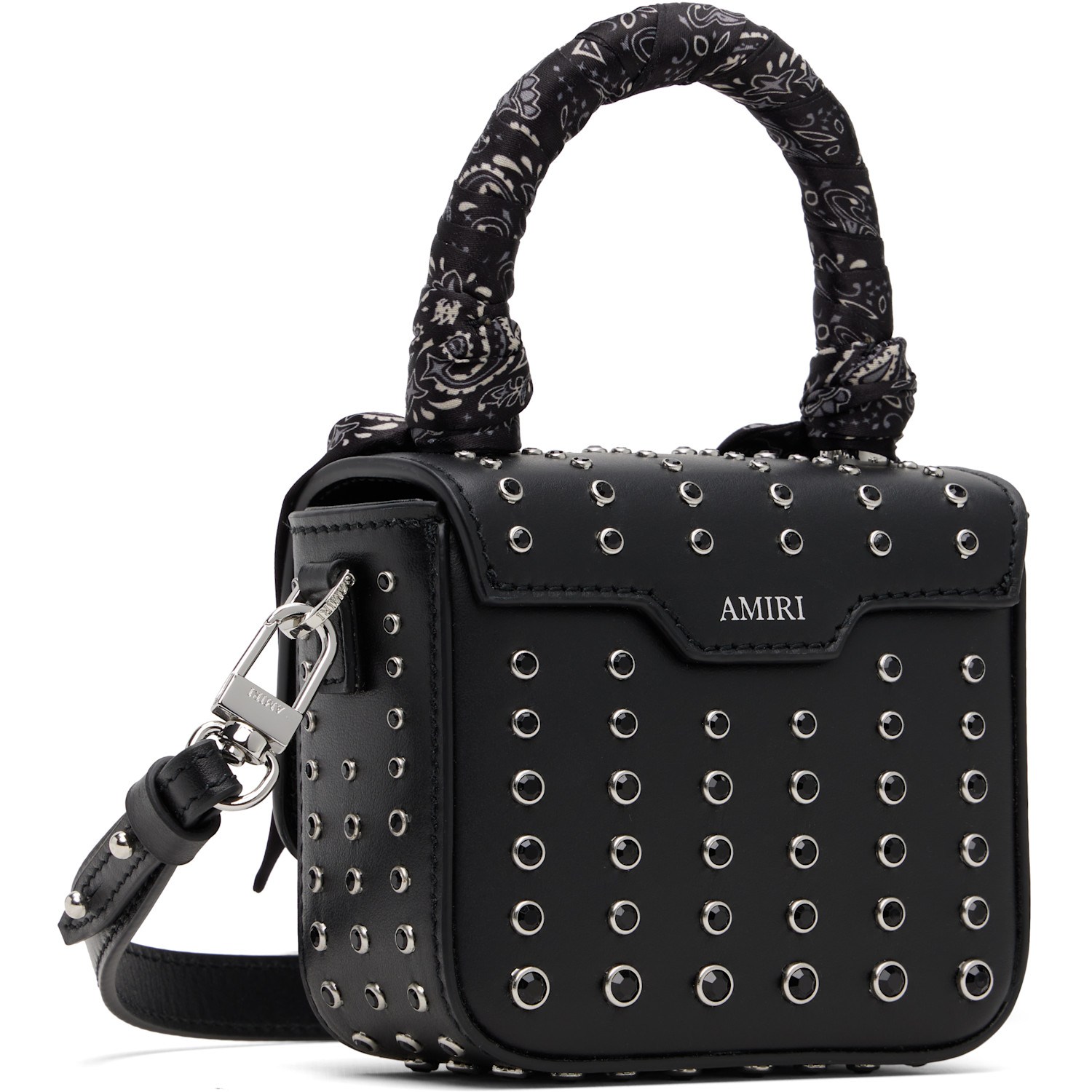  Amiri Black Nano Ma Stud Bag 