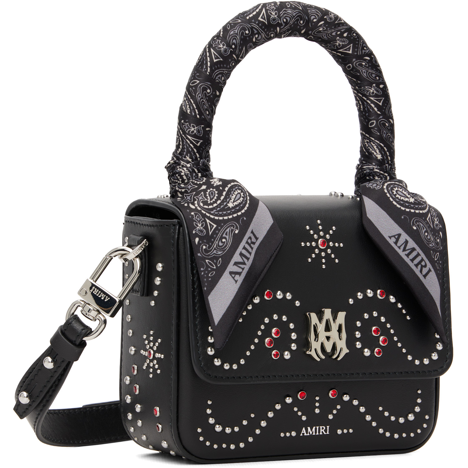  Amiri Black Micro Ma Stud Bag 