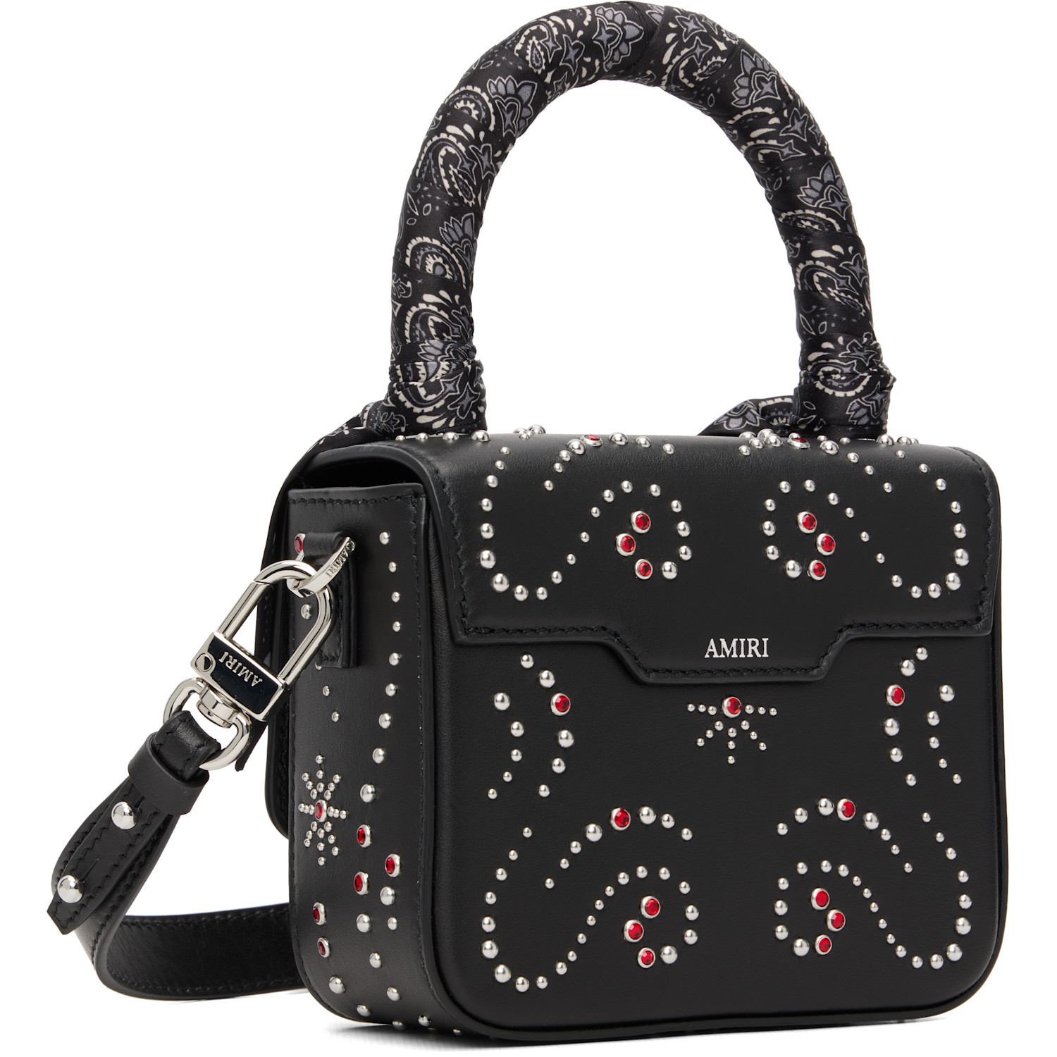  Amiri Black Micro Ma Stud Bag 
