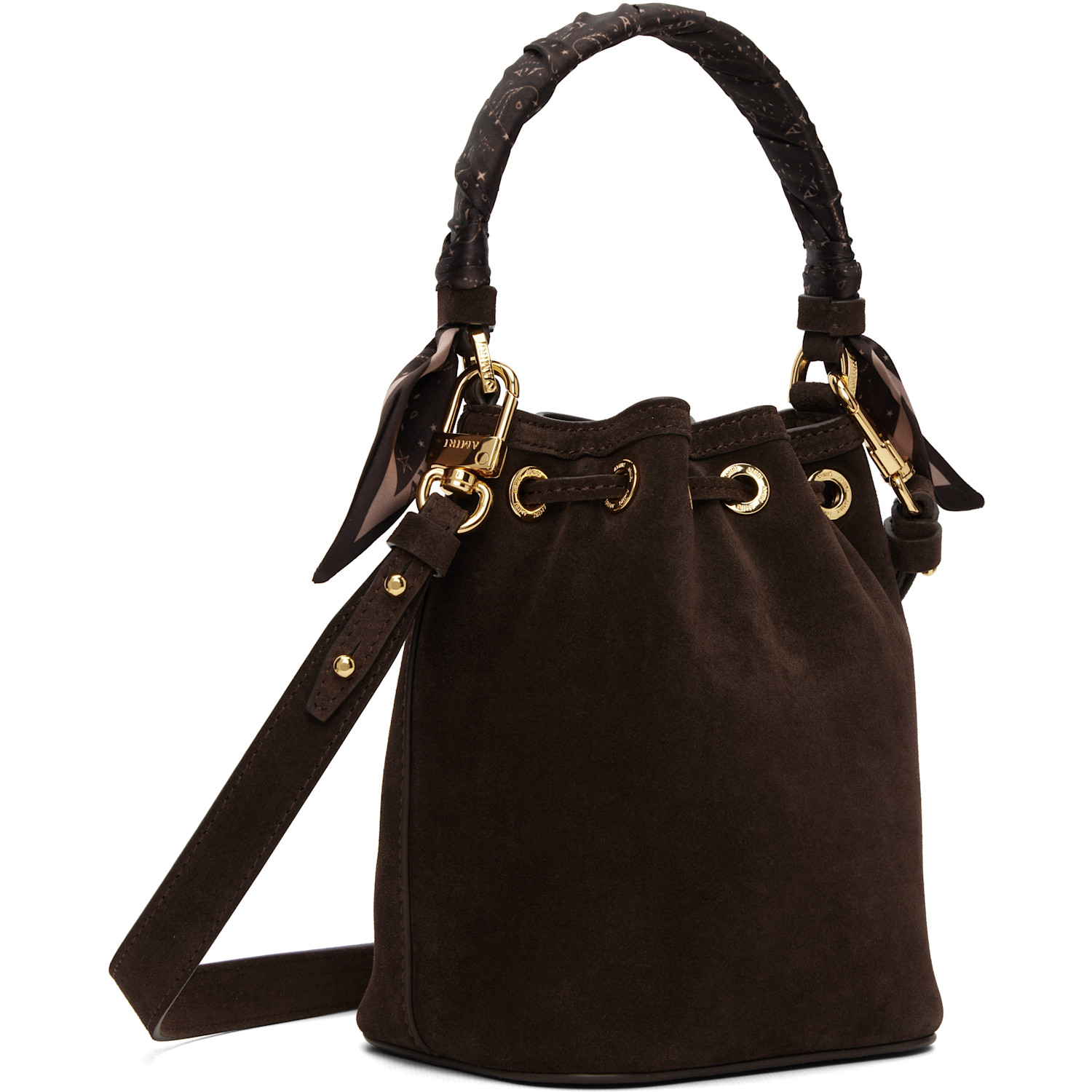  Amiri Brown Micro Ma Bucket Bag 