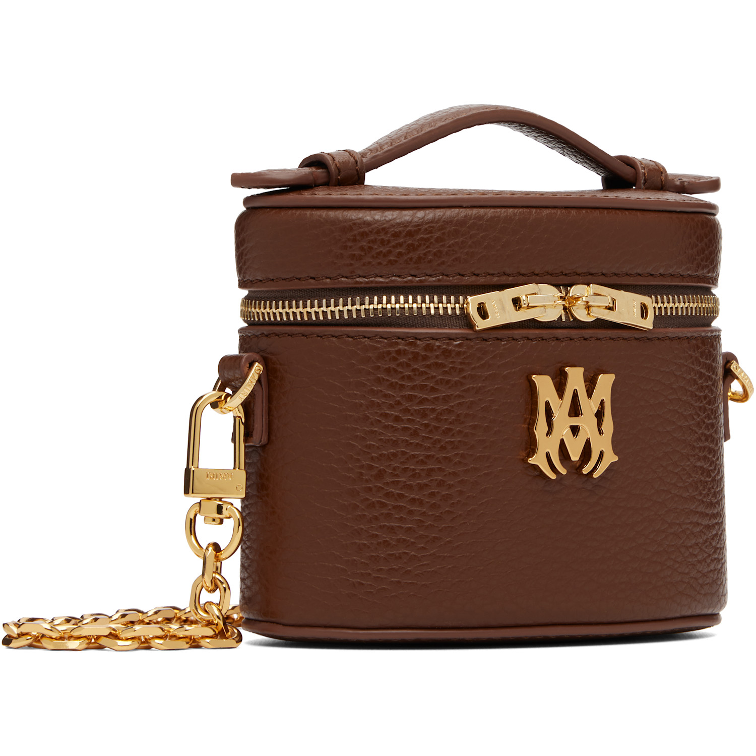  Amiri Brown Nano Vanity Bag 