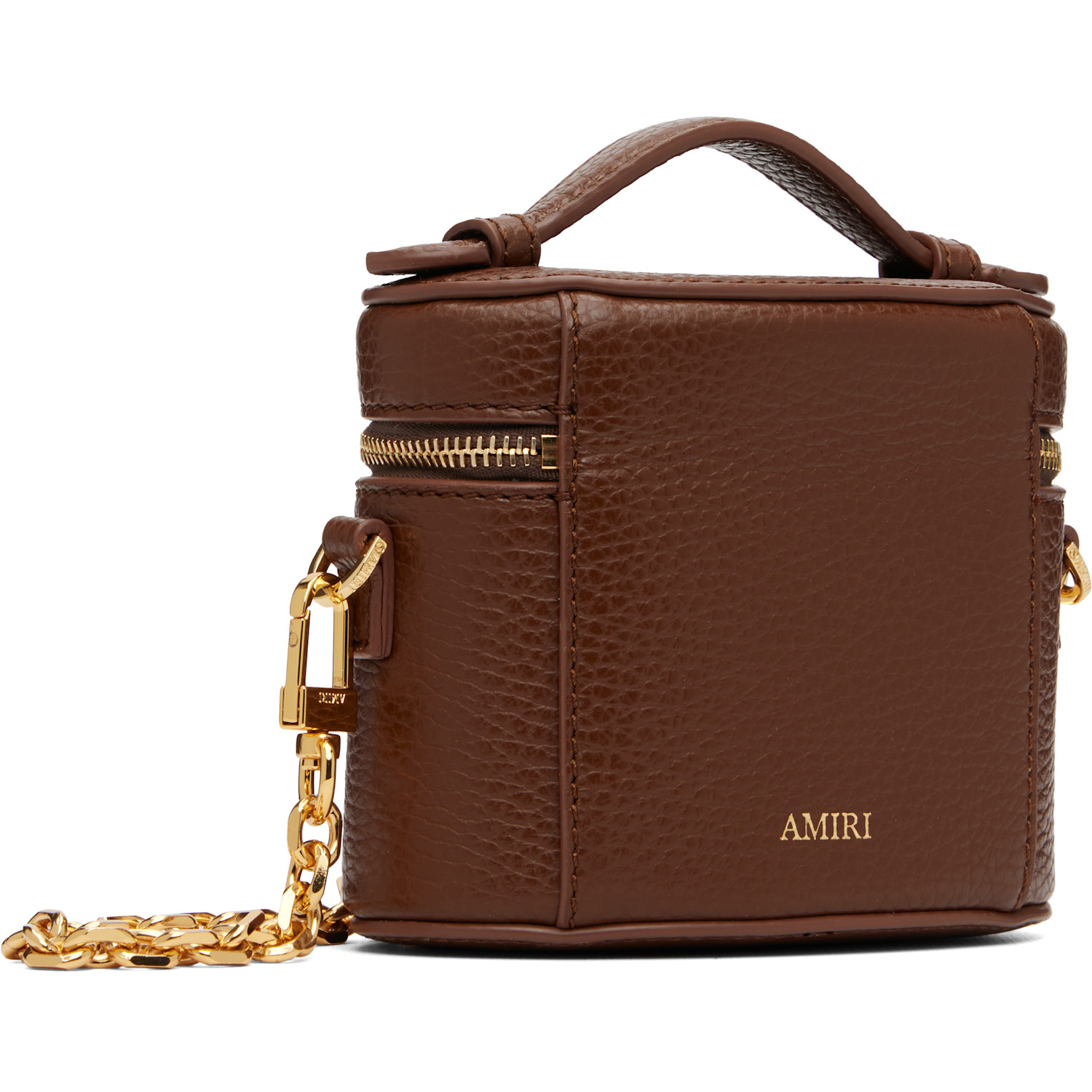 Amiri Brown Nano Vanity Bag 