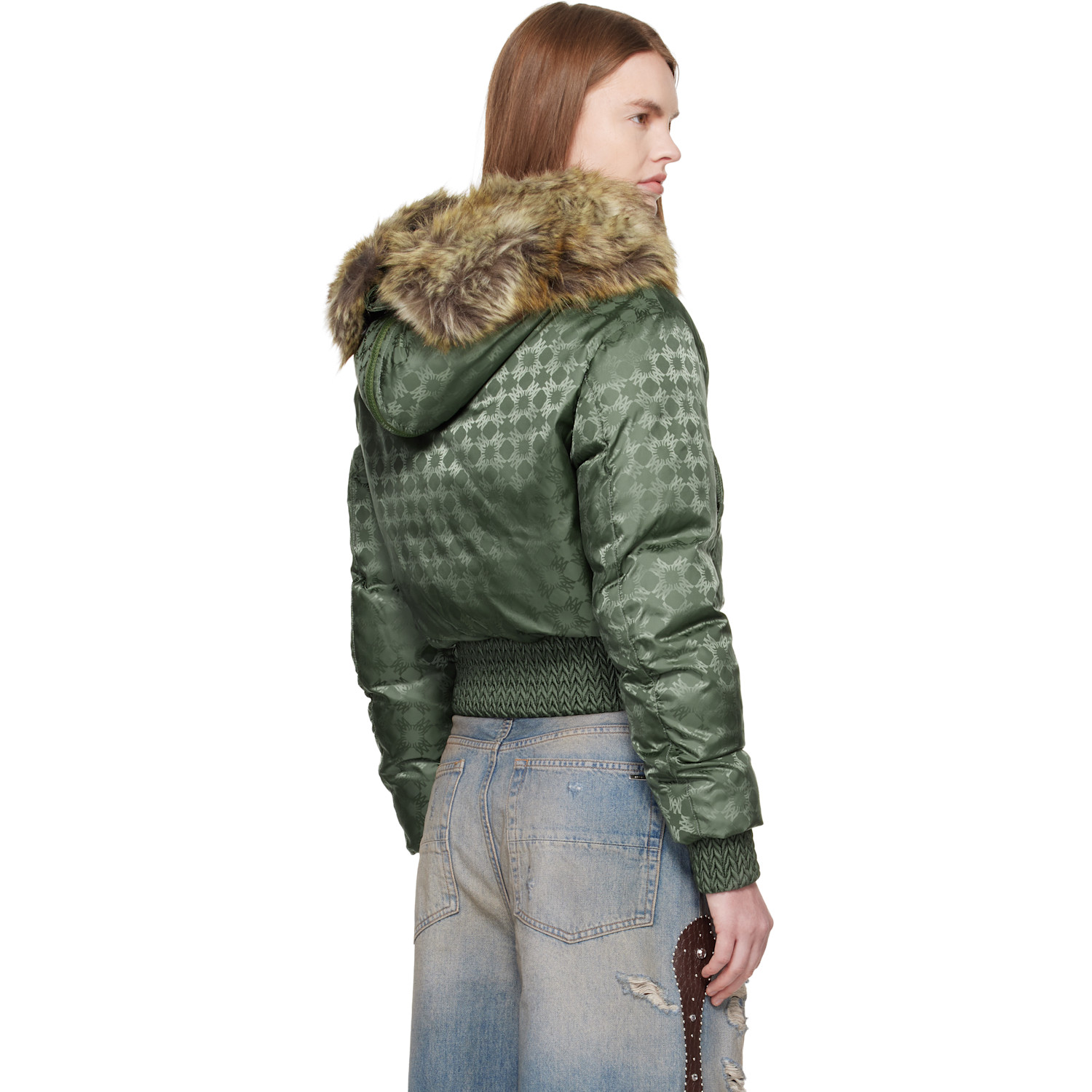  Amiri Green Ma Quad Hooded Jacket 