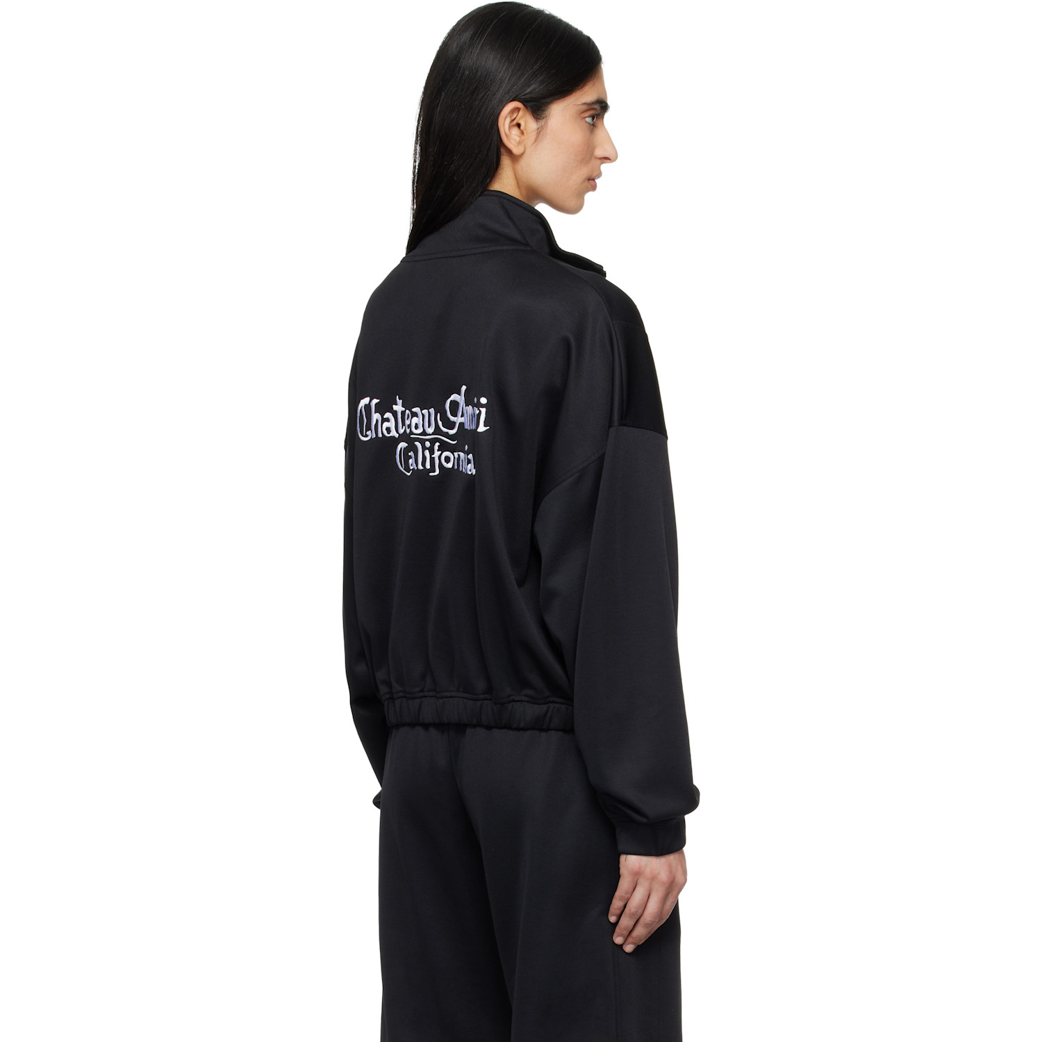  Amiri Black 'ma Chateau' Track Jacket 