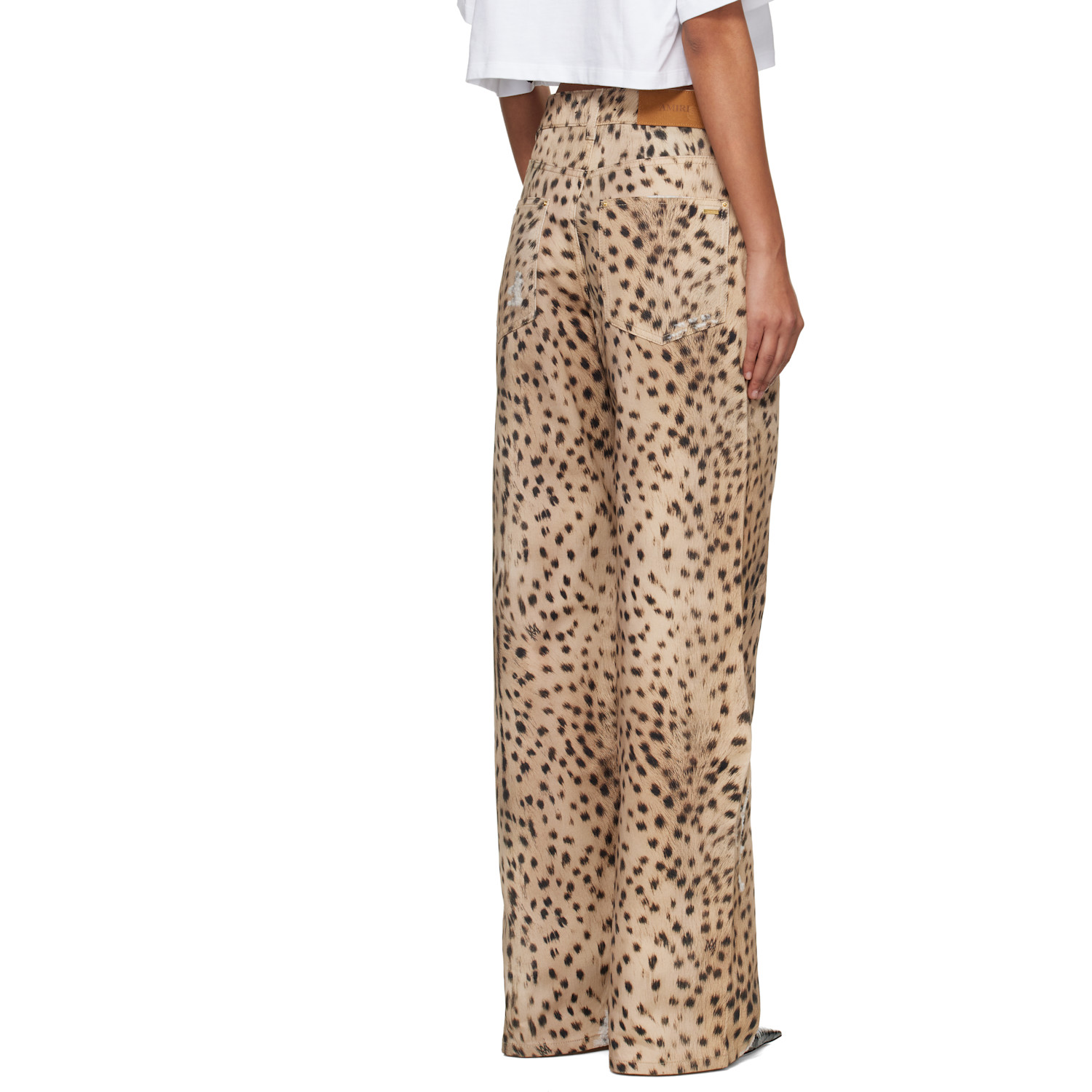  Amiri Beige Deer Carpenter Jeans 