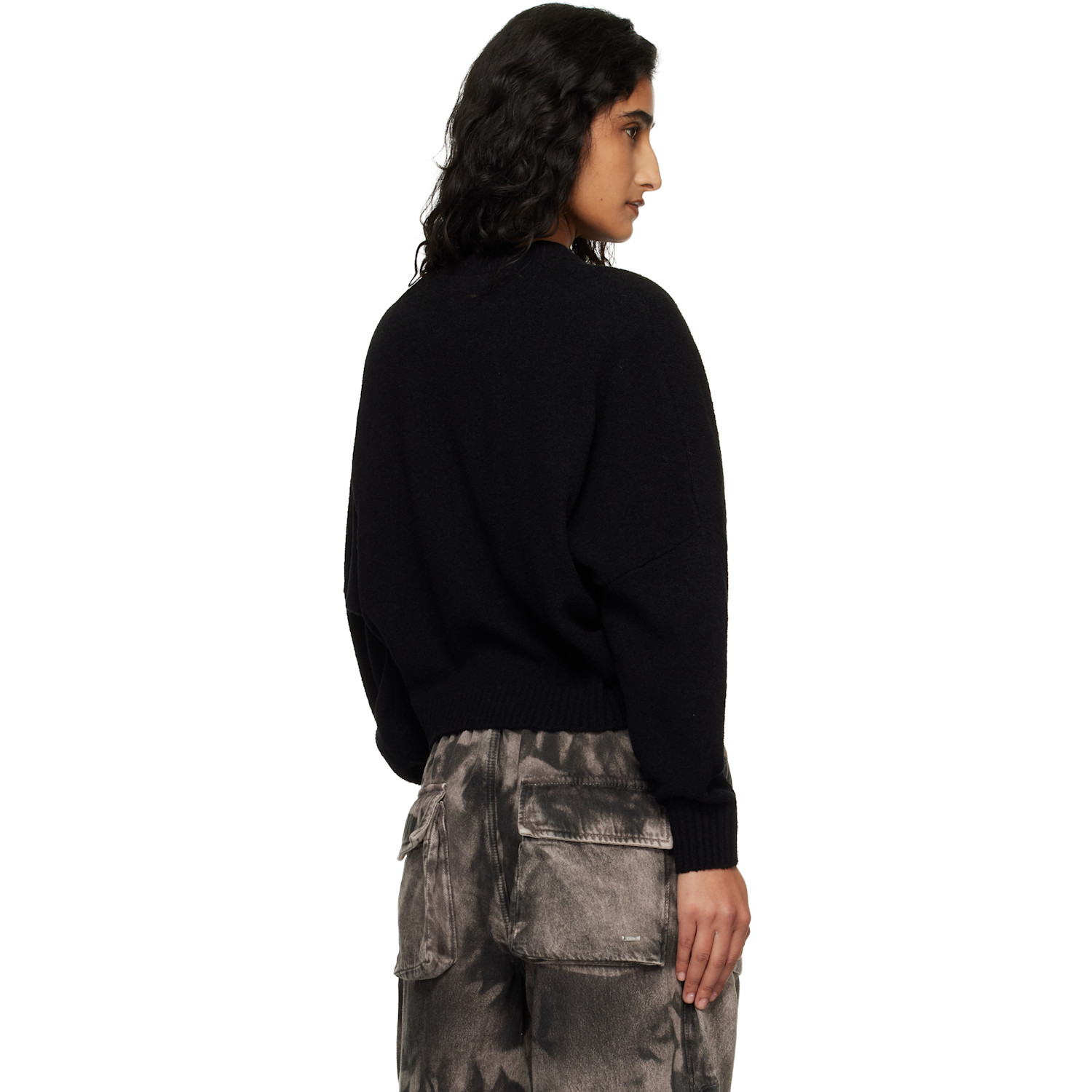  Amiri Black Chateau 'amiri' Sweater 