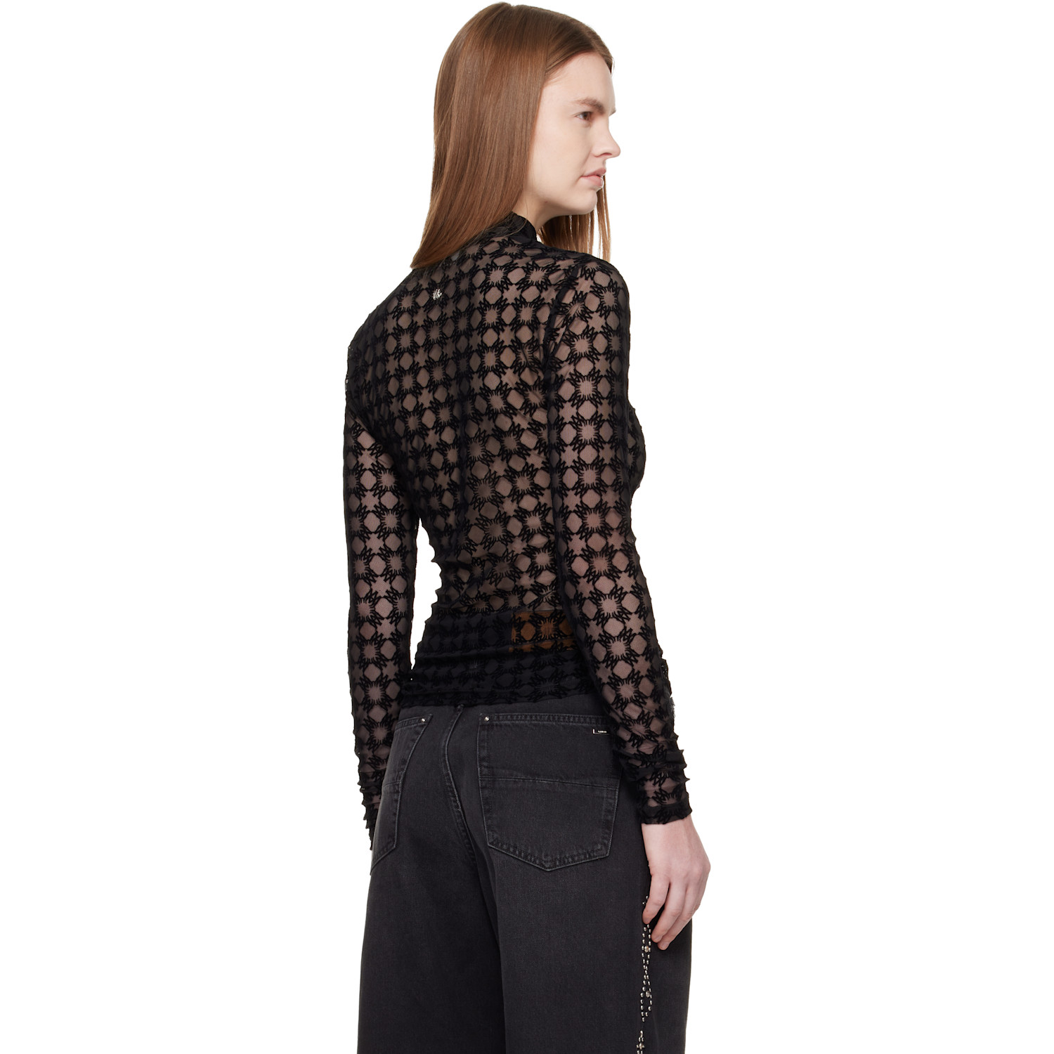  Amiri Black Ma Quad Flocked T-shirt 